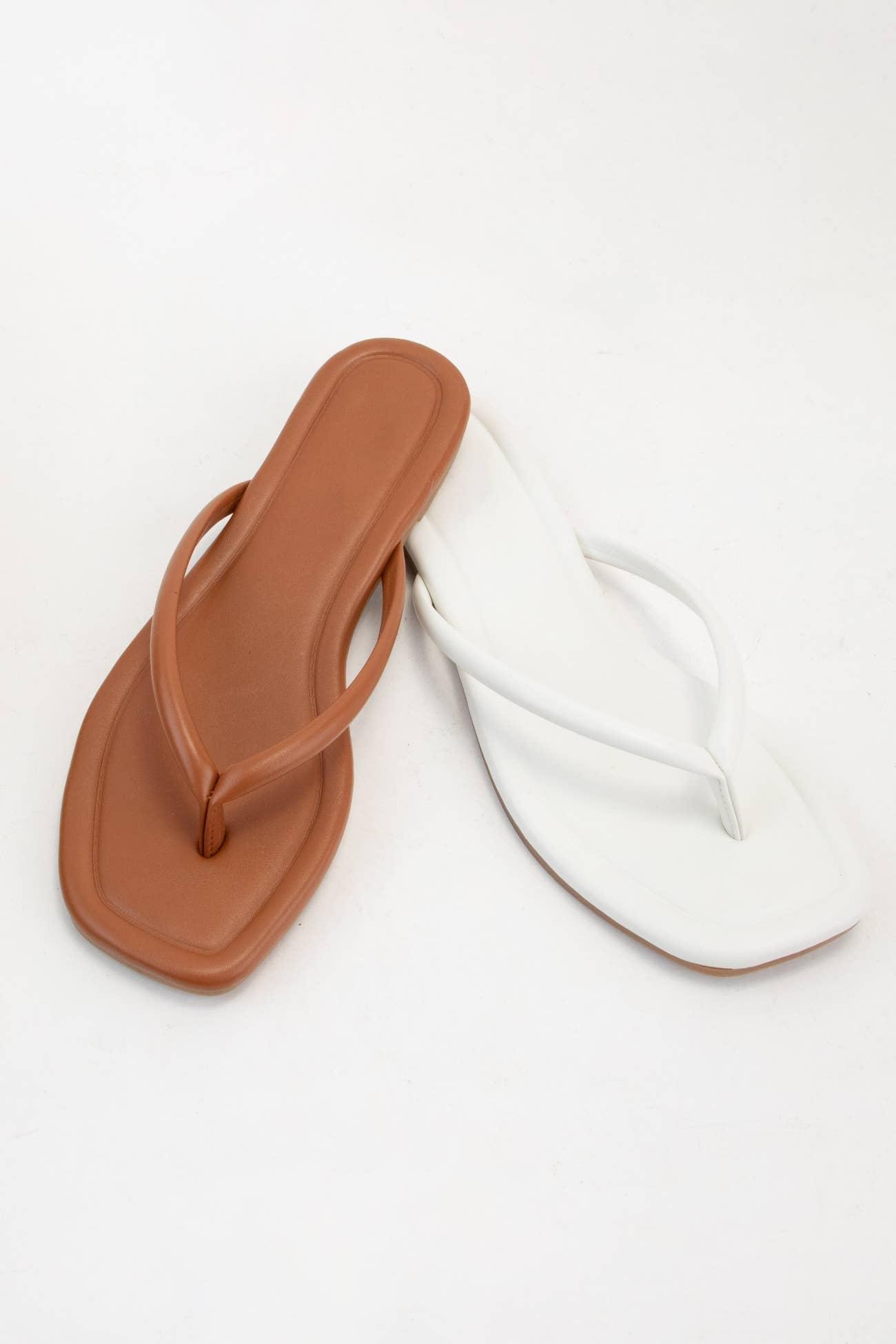 Silver Thong Sandal Product Image