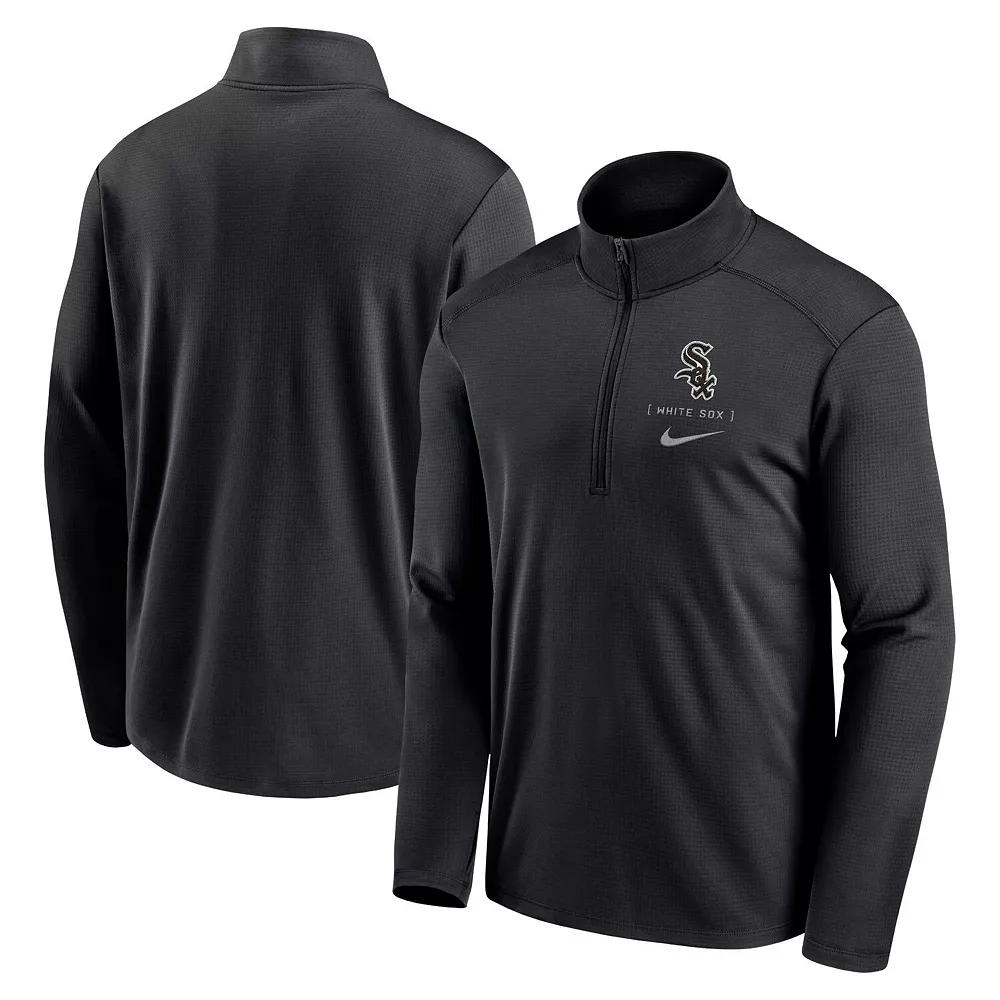 Men's Nike Navy Seattle Mariners Franchise Logo Pacer Performance Half-Zip Top,  Product Image