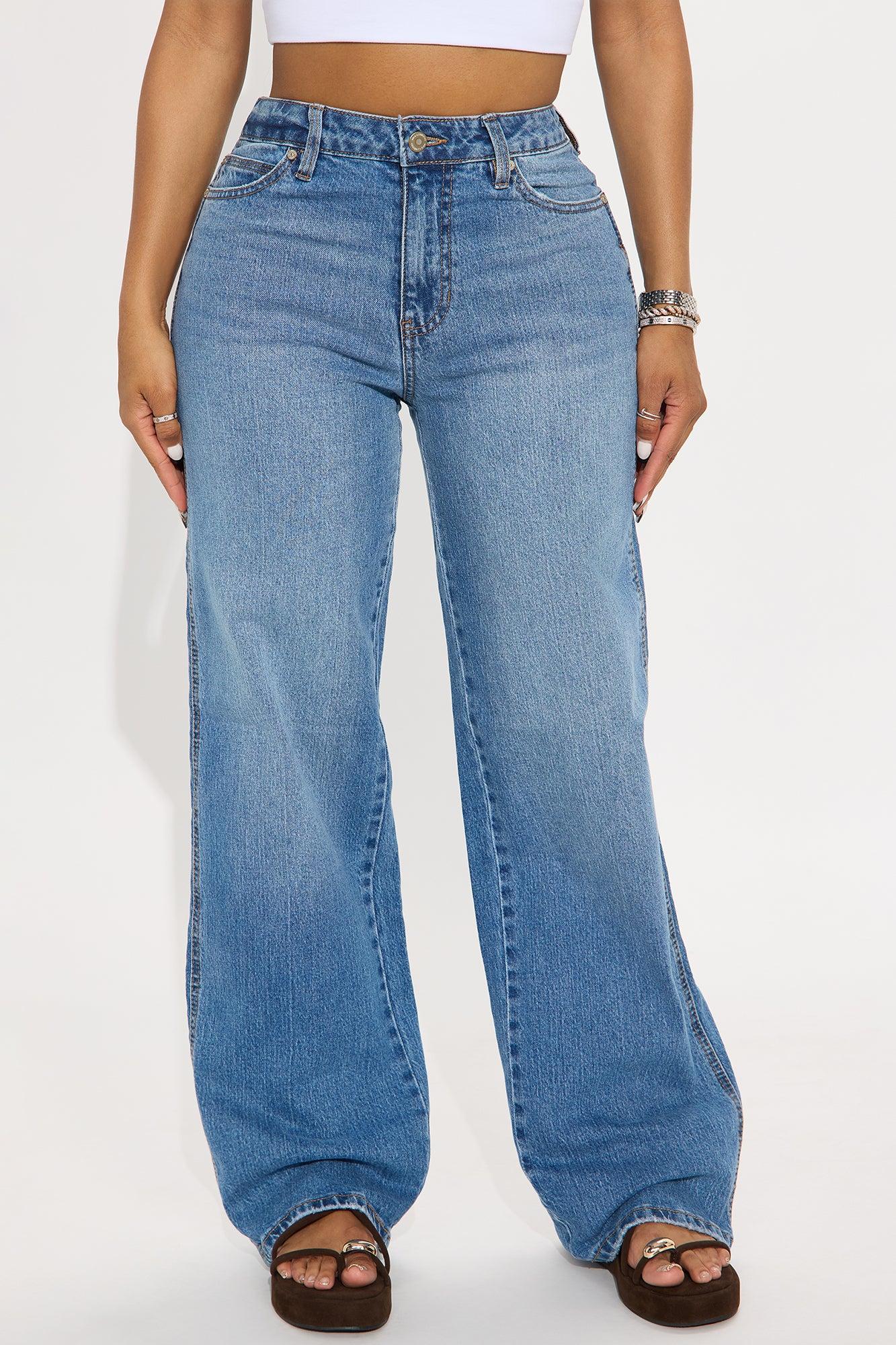 Never Changing Wide Leg Jeans - Medium Wash Product Image