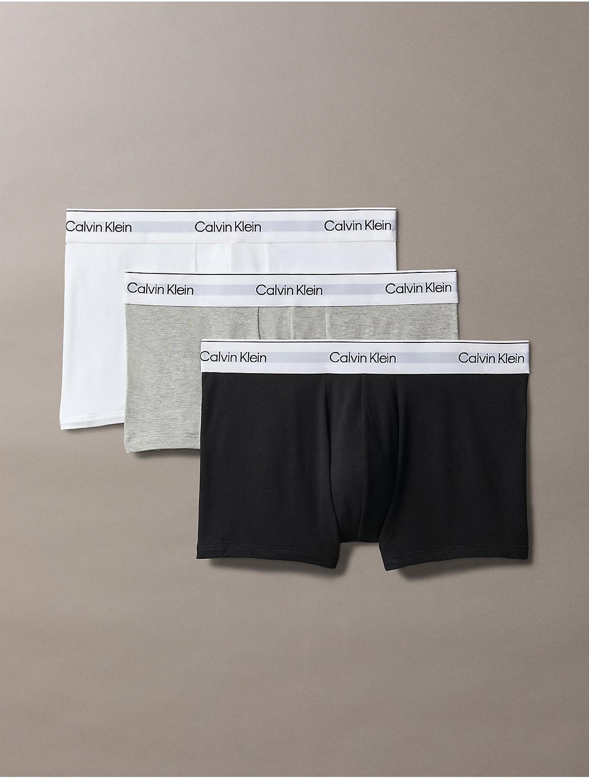 Calvin Klein Mens Icon Cotton Stretch 3-Pack Low Rise Trunk Product Image