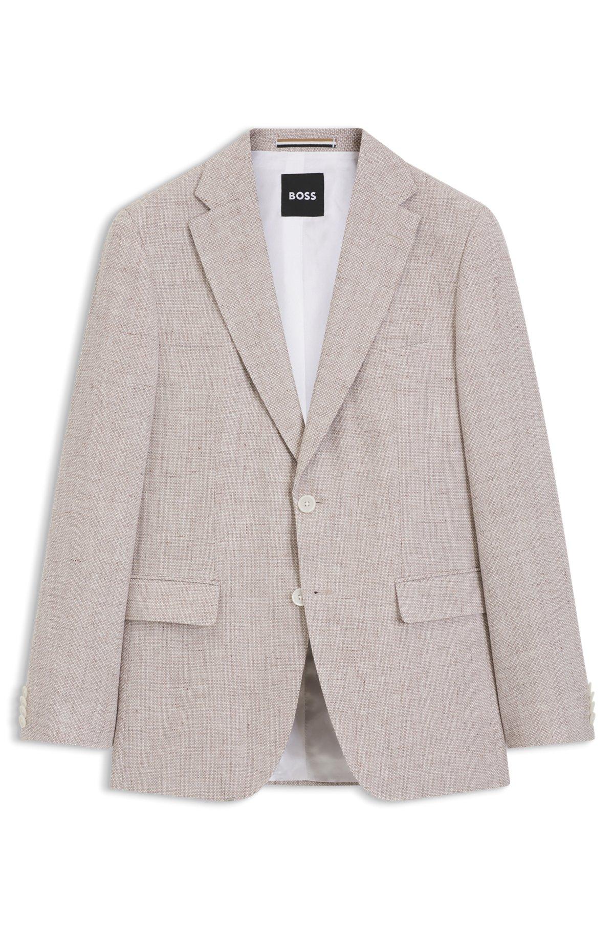 Slim-fit jacket with puppytooth pattern Product Image