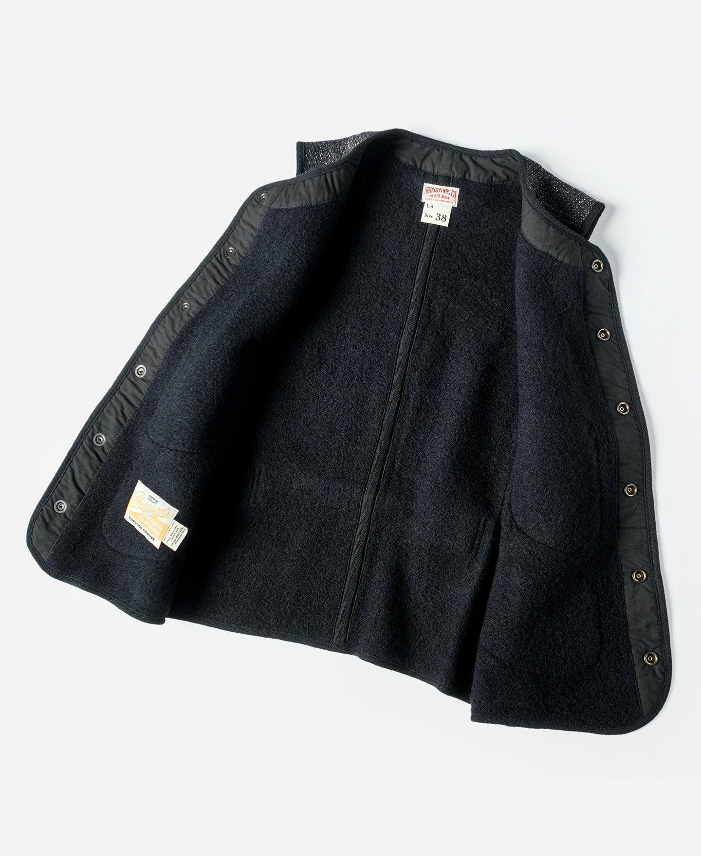 1930s Salt & Pepper Beach Cloth Wool Vest Product Image