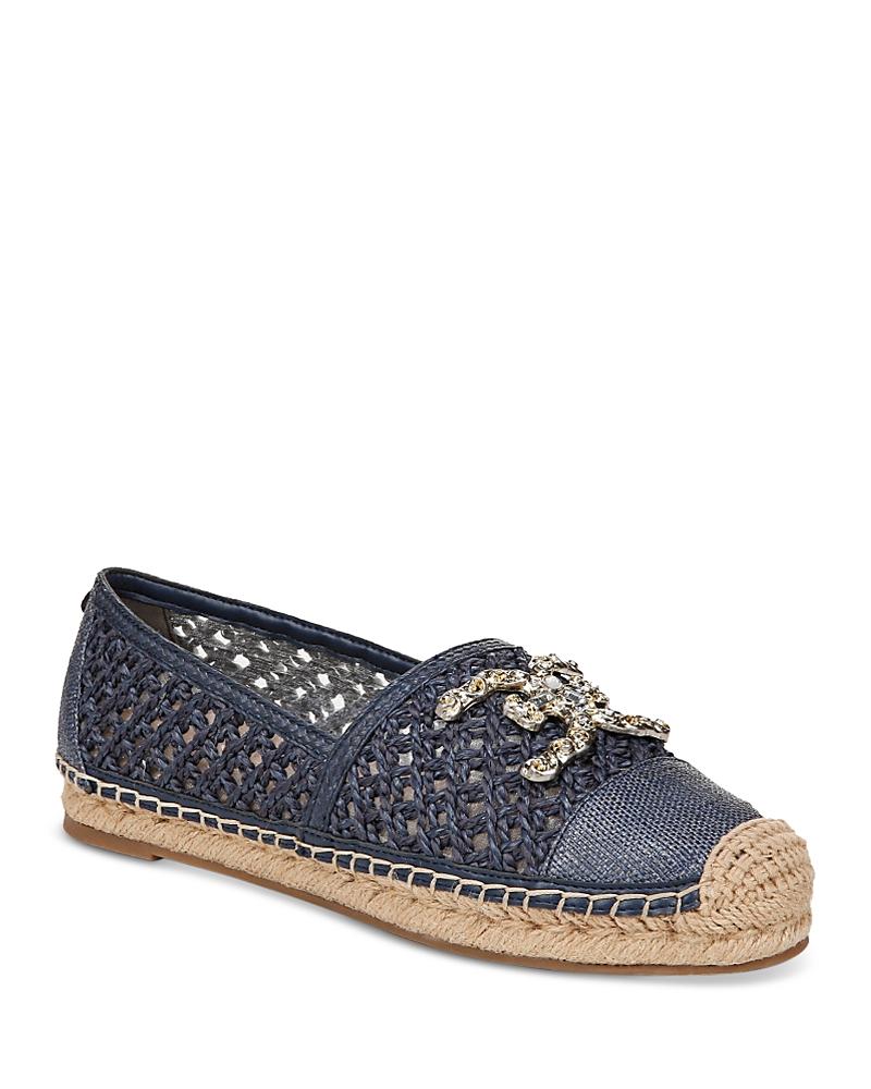 Sam Edelman Khiara Raffia Logo Detail Inspired Espadrille Flats Product Image