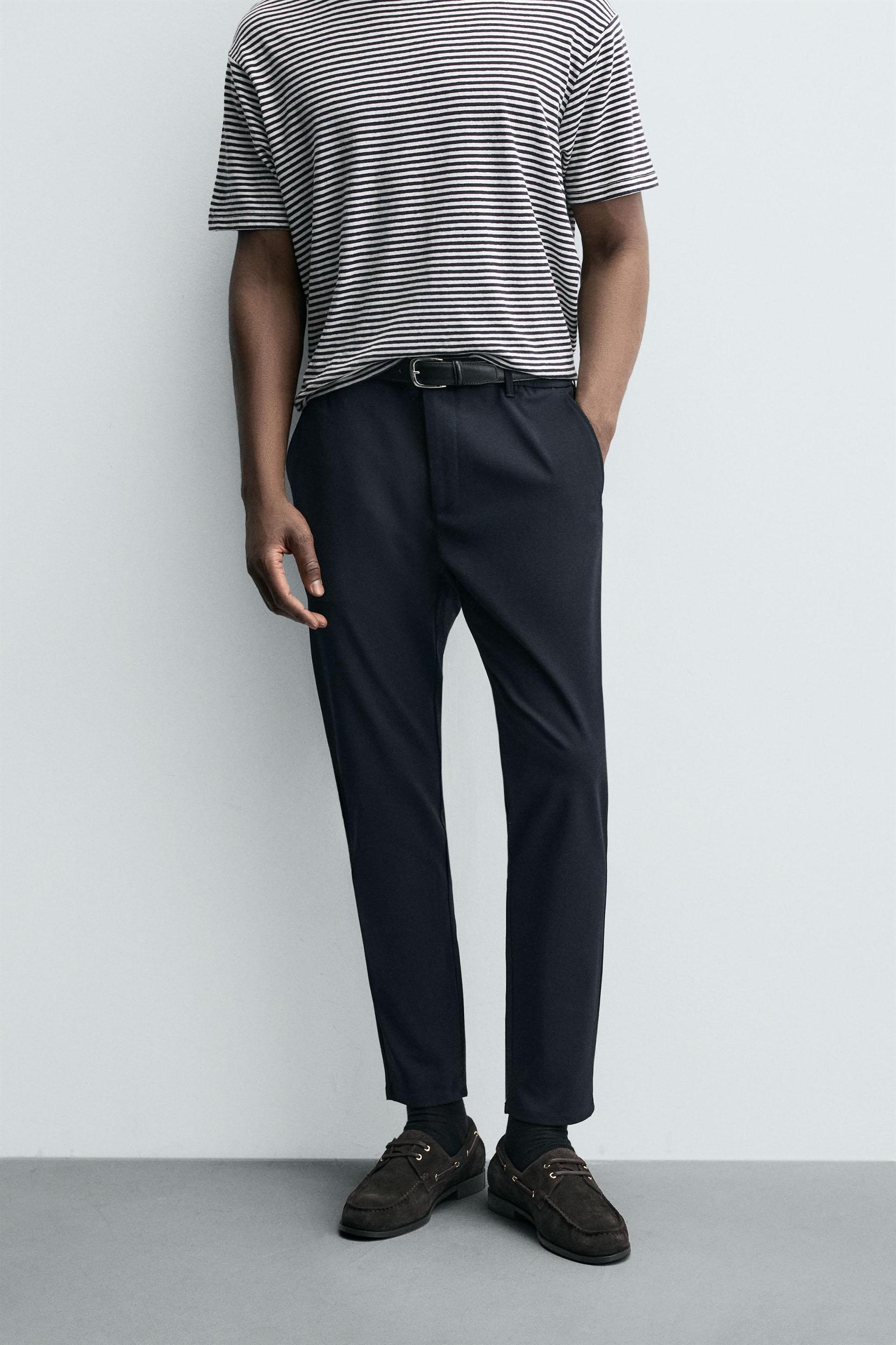 SLIM FIT STRETCH PANTS Product Image