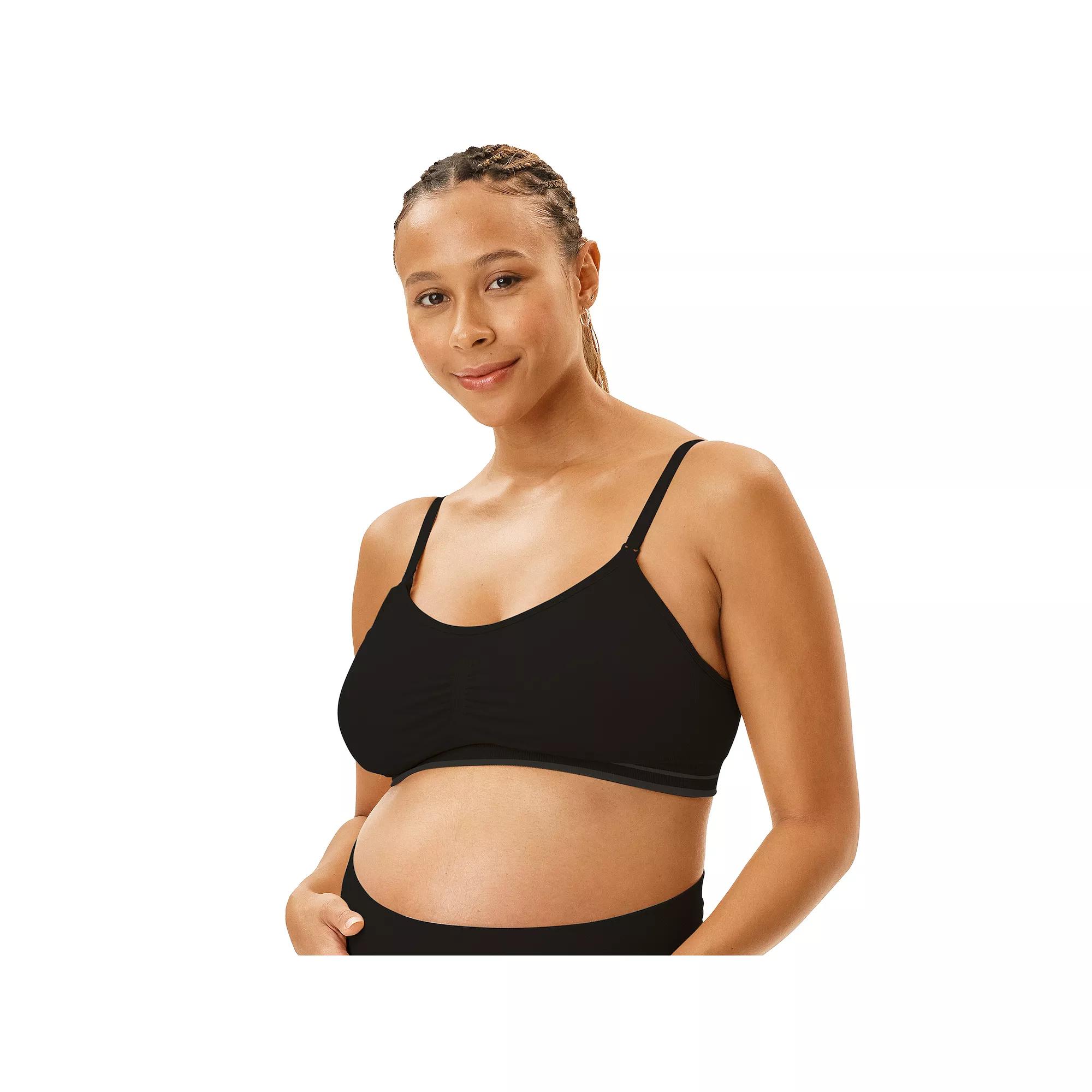 Maternity Motherhood Seamless Nursing and Pumping Bra with Removable Pads, Womens Product Image