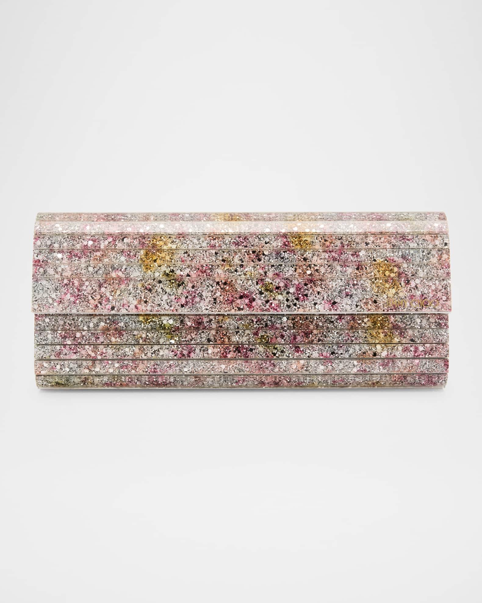 Sweetie Glitter Acrylic Leather Clutch Bag Product Image