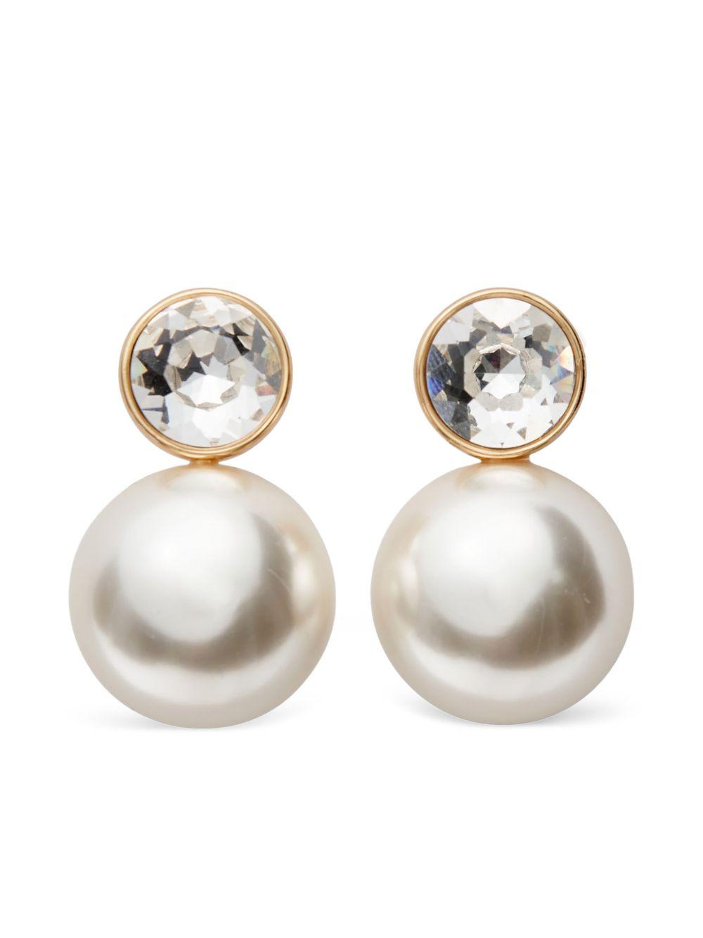 pearl drop earrings Product Image
