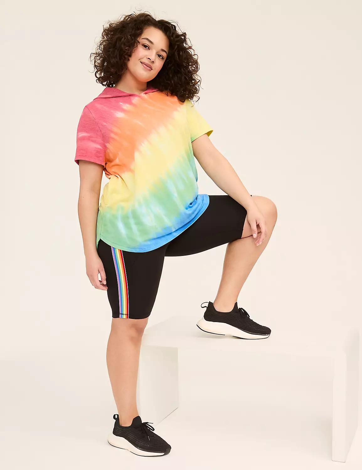 LIVI French Terry Short-Sleeve Hoodie Product Image