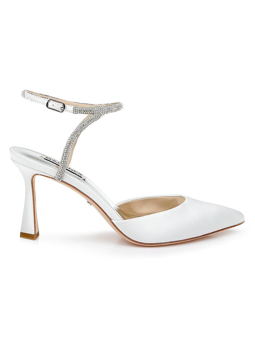 Womens Kamilah 80MM Embellished Satin Pumps Product Image