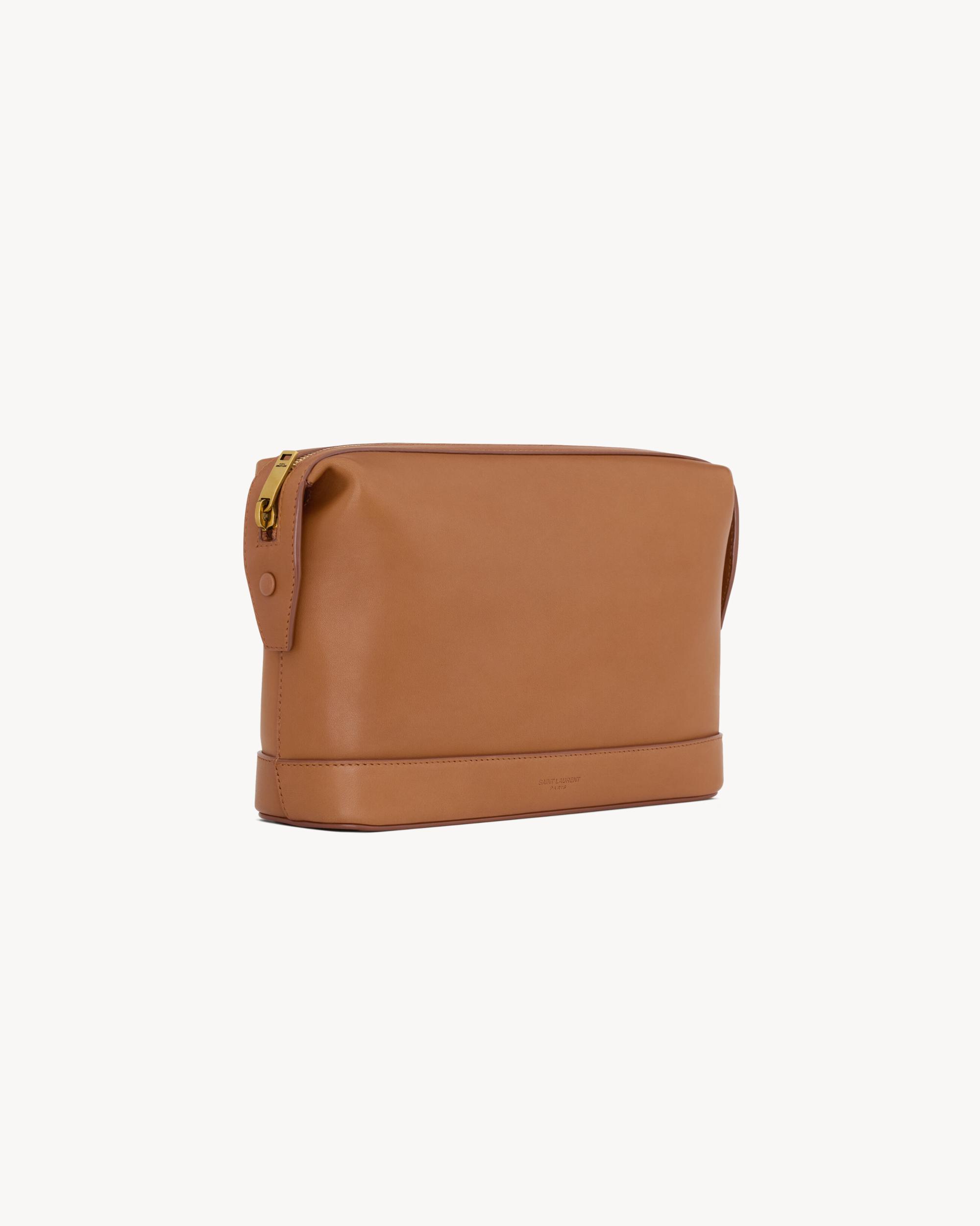 SAINT LAURENT PARIS small pouch in leather Product Image