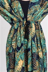 Navy Tropics Cover-Up Product Image