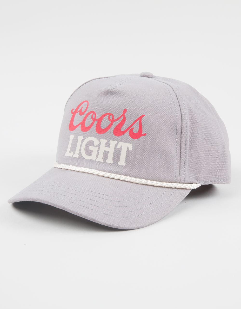 AMERICAN NEEDLE Coors Light Snapback Hat - GRAY Product Image