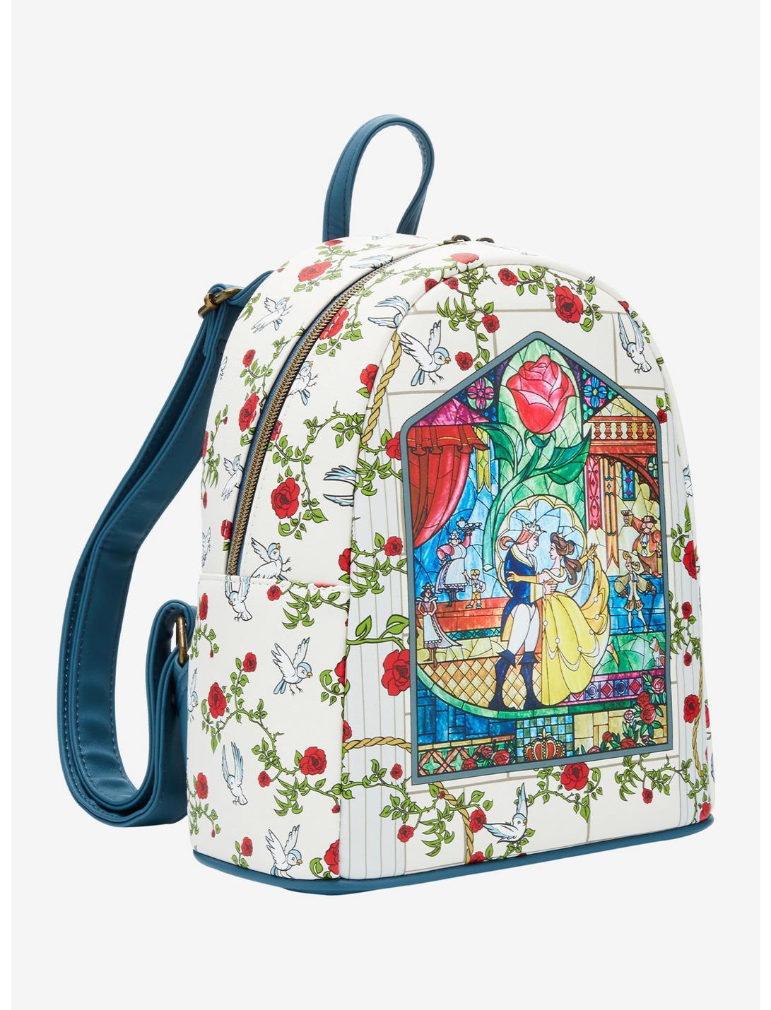 Loungefly Disney Beauty And The Beast Stained Glass Mini Backpack Product Image