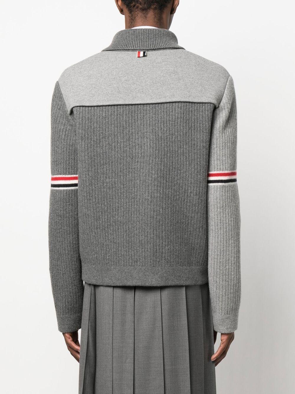 patchwork wool cardigan Product Image