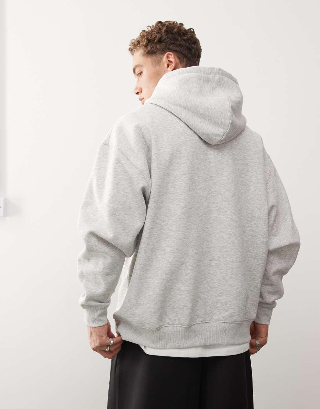 Weekday oversized hoodie melange Product Image