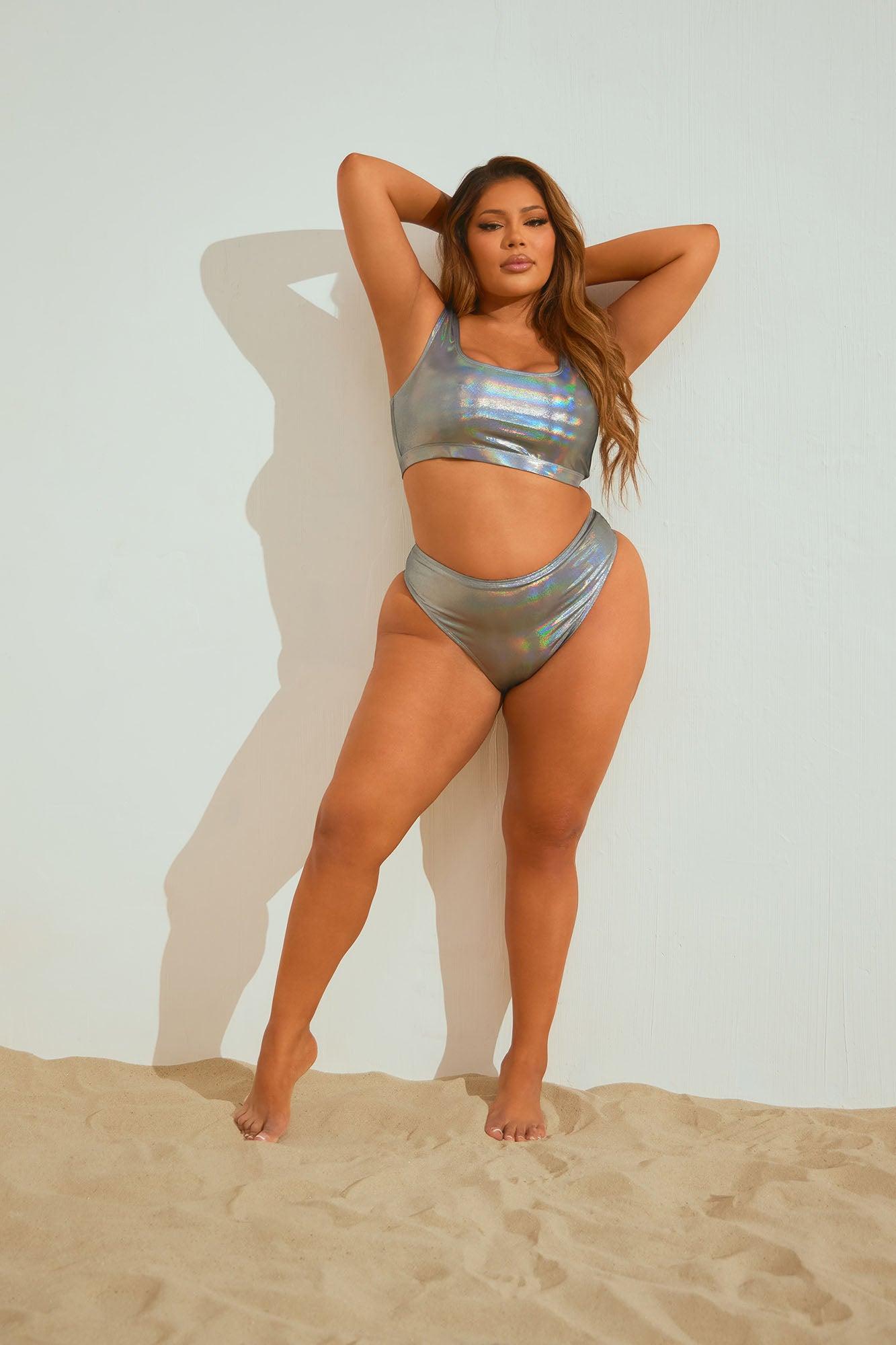Beach House Swim 2 Piece Bikini - Silver Product Image