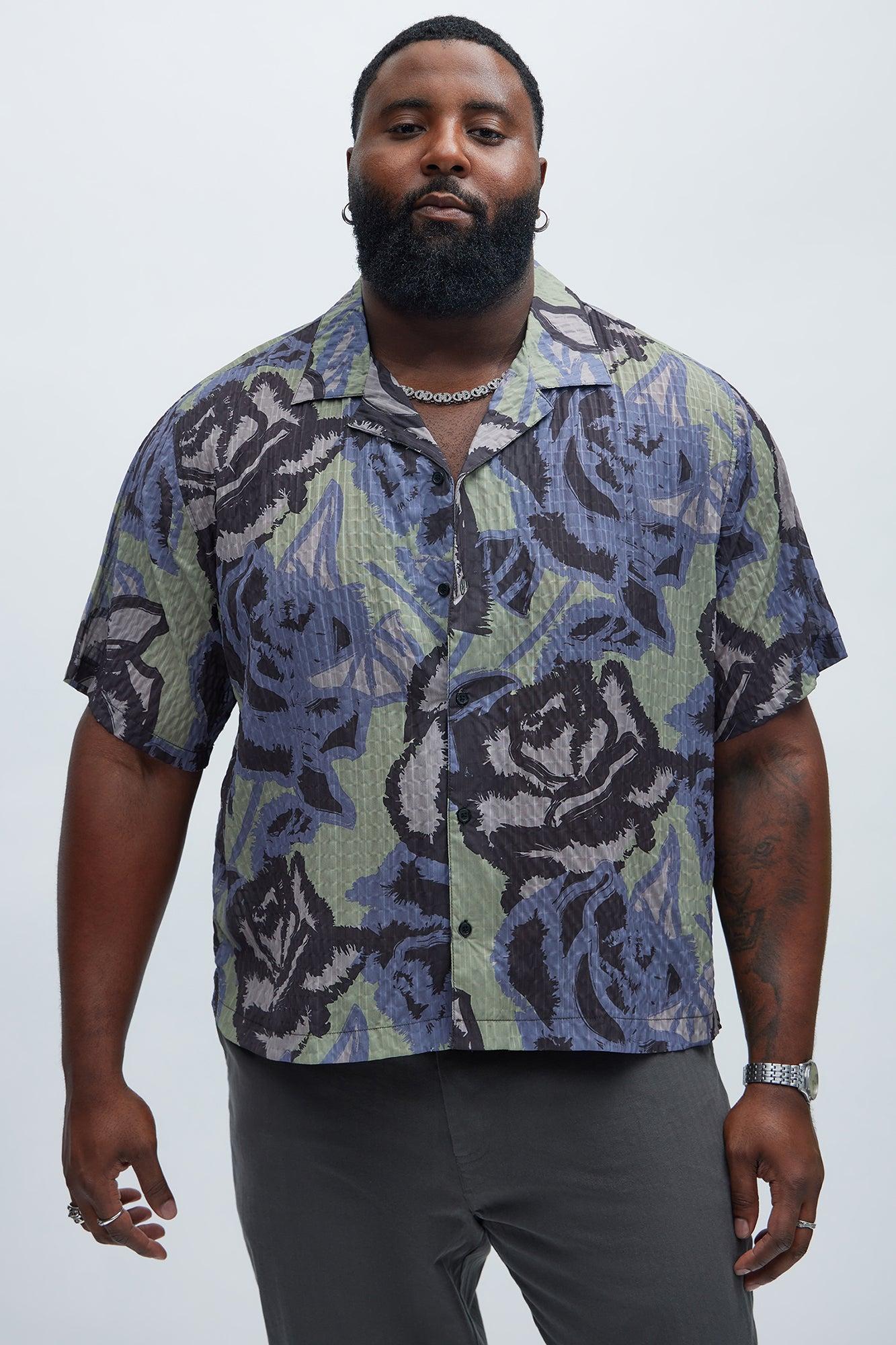 Static Textured Shirt - Black/combo Product Image