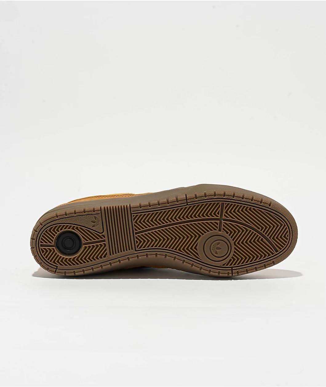 adidas Tyshawn II Mesa, Black & Gum Skate Shoes Product Image