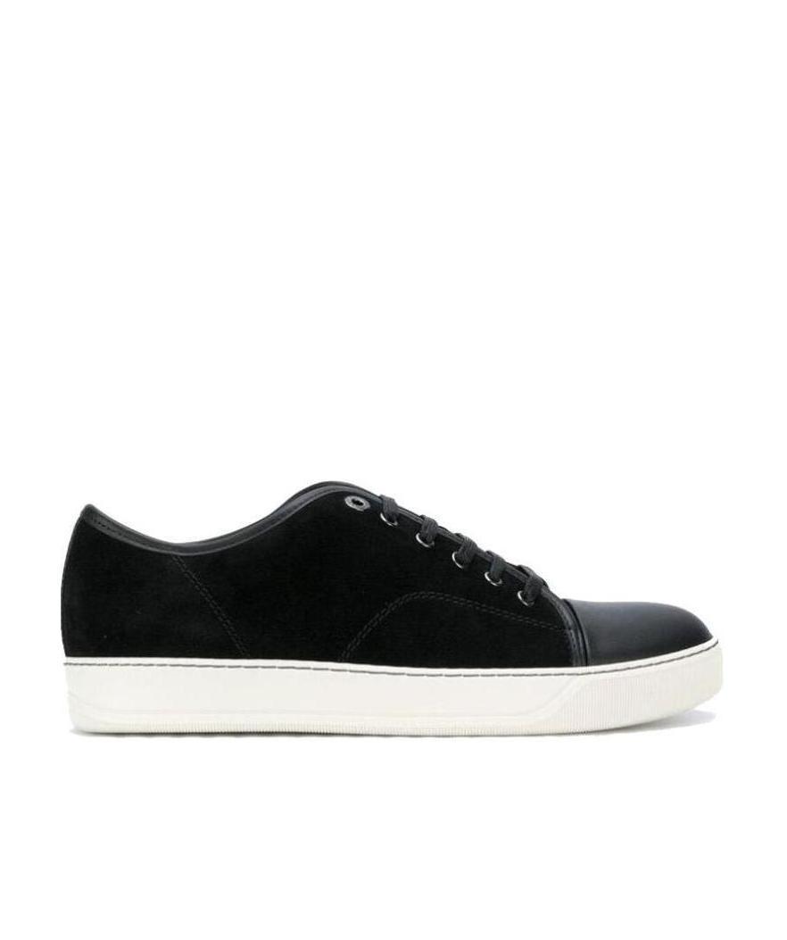 Black DBB1 Suede & Patent Leather Sneakers Product Image