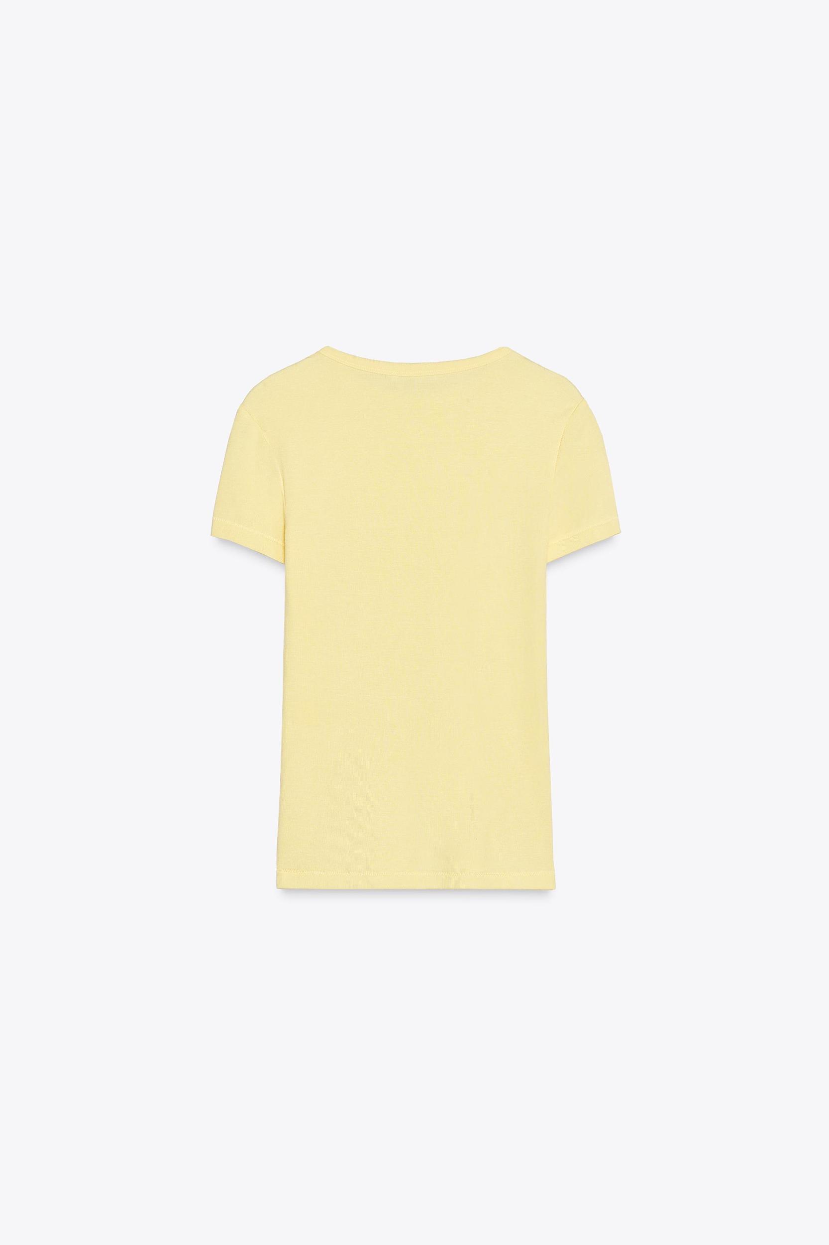 SHORT SLEEVE VISCOSE T-SHIRT Product Image