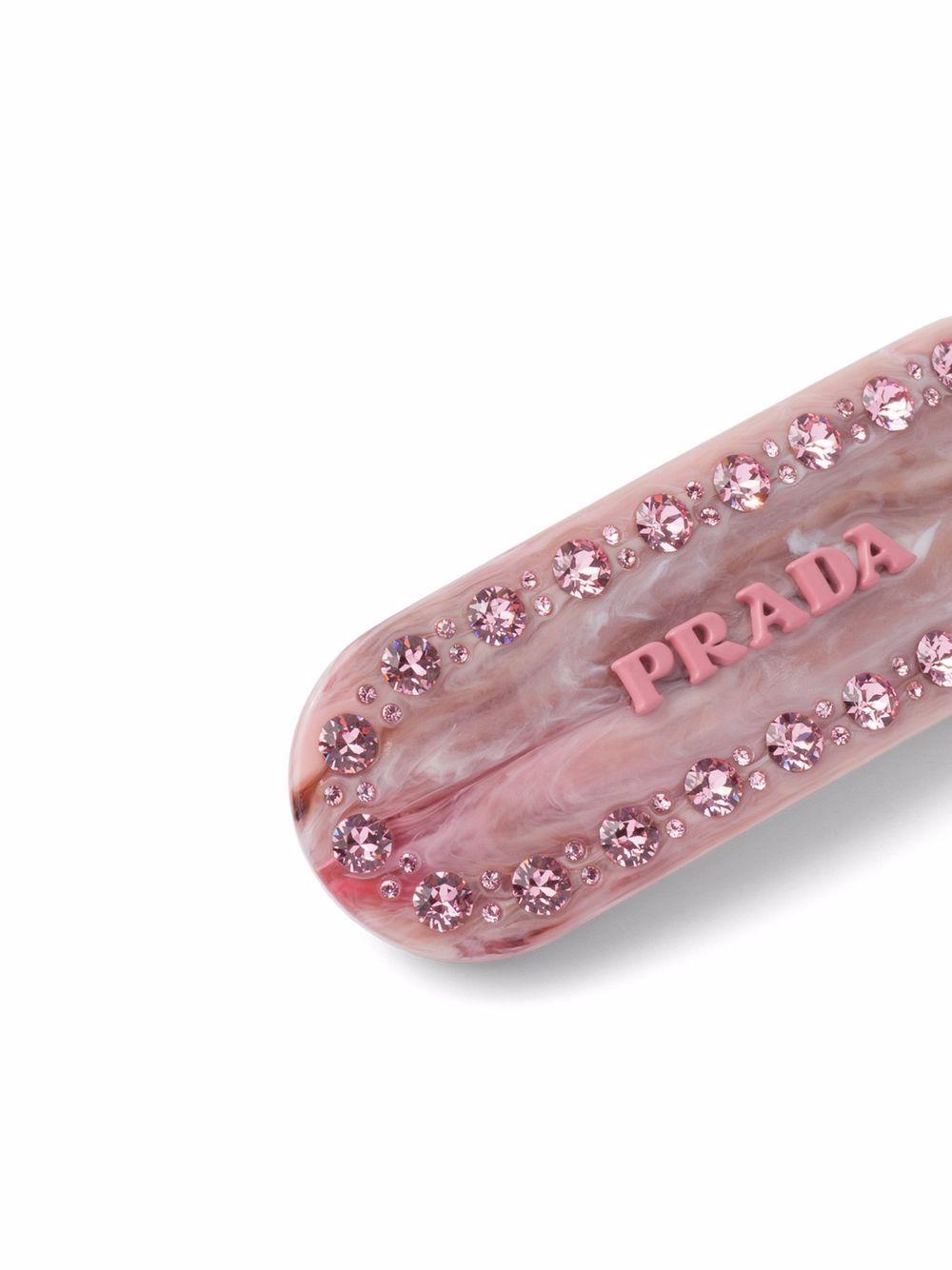 logo-lettering hair clip Product Image