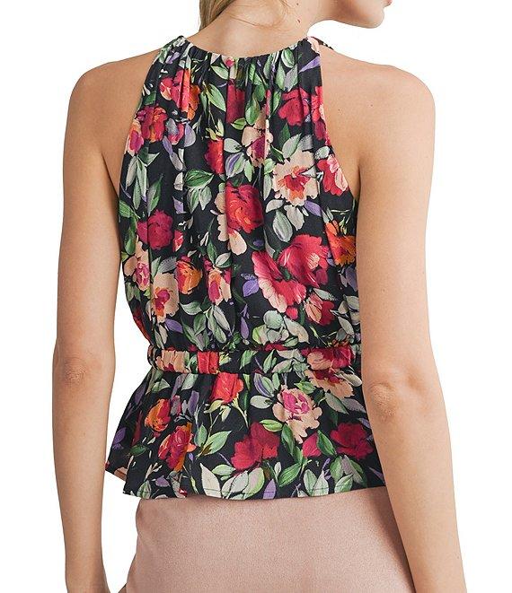 Sadie & Sage A Night In Belted Peplum Top Product Image