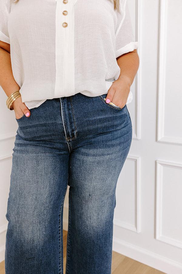 Risen Tiffany High Waist Wide Leg Jean Curves Product Image