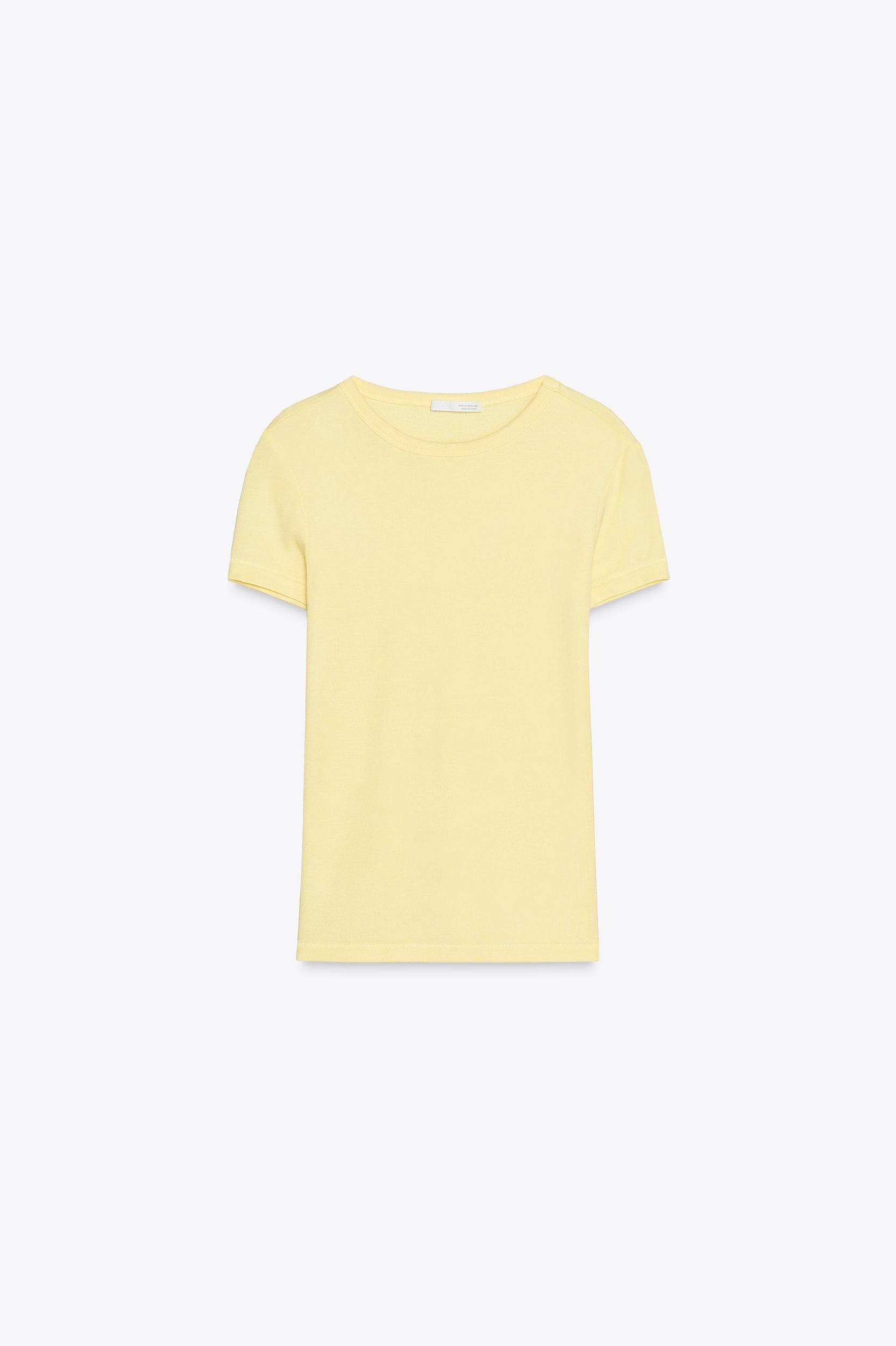SHORT SLEEVE VISCOSE T-SHIRT Product Image