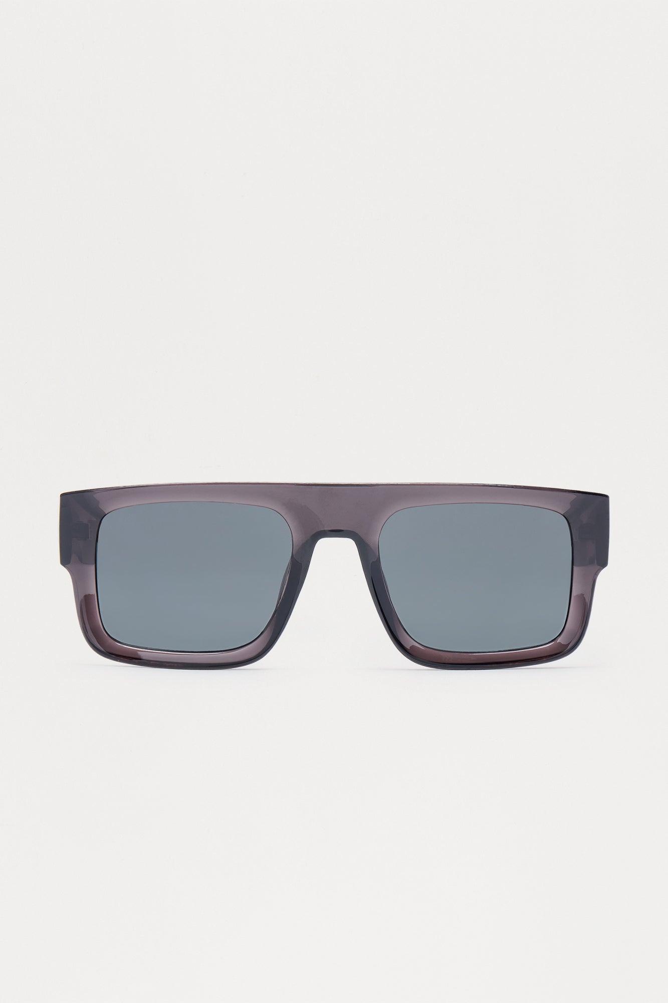 Wellington Flat Top Sunglasses - Grey Product Image