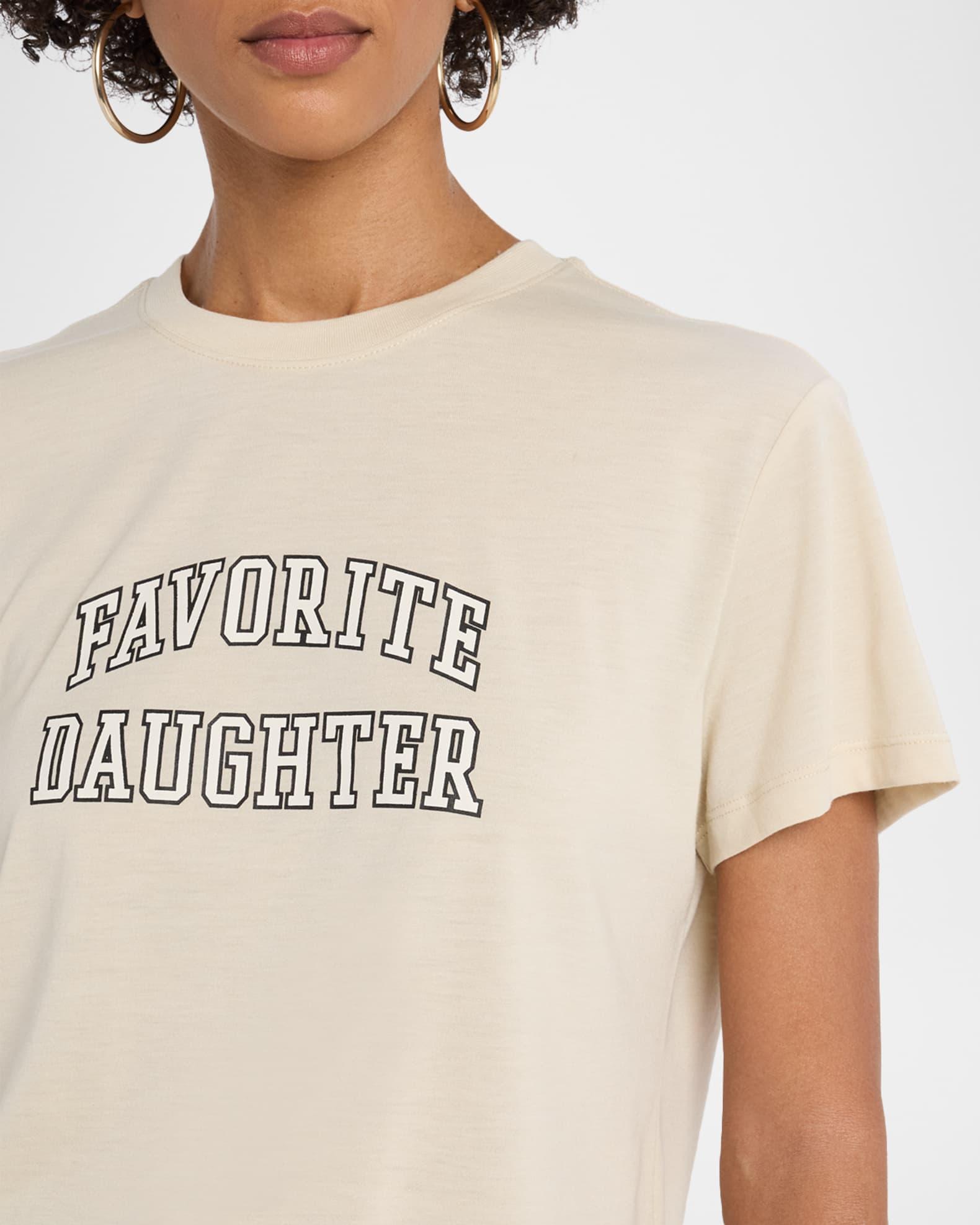 Favorite Daughter Cropped Collegiate T-Shirt Product Image