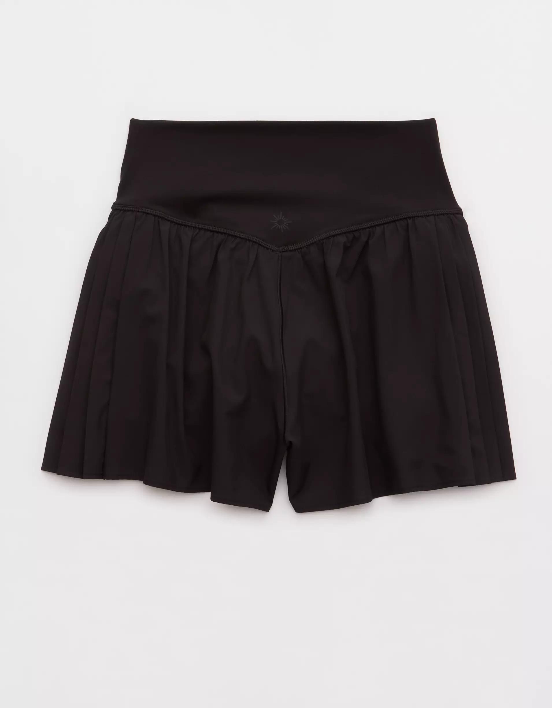 OFFLINE By Aerie Real Me Pleated Flowy Short Product Image