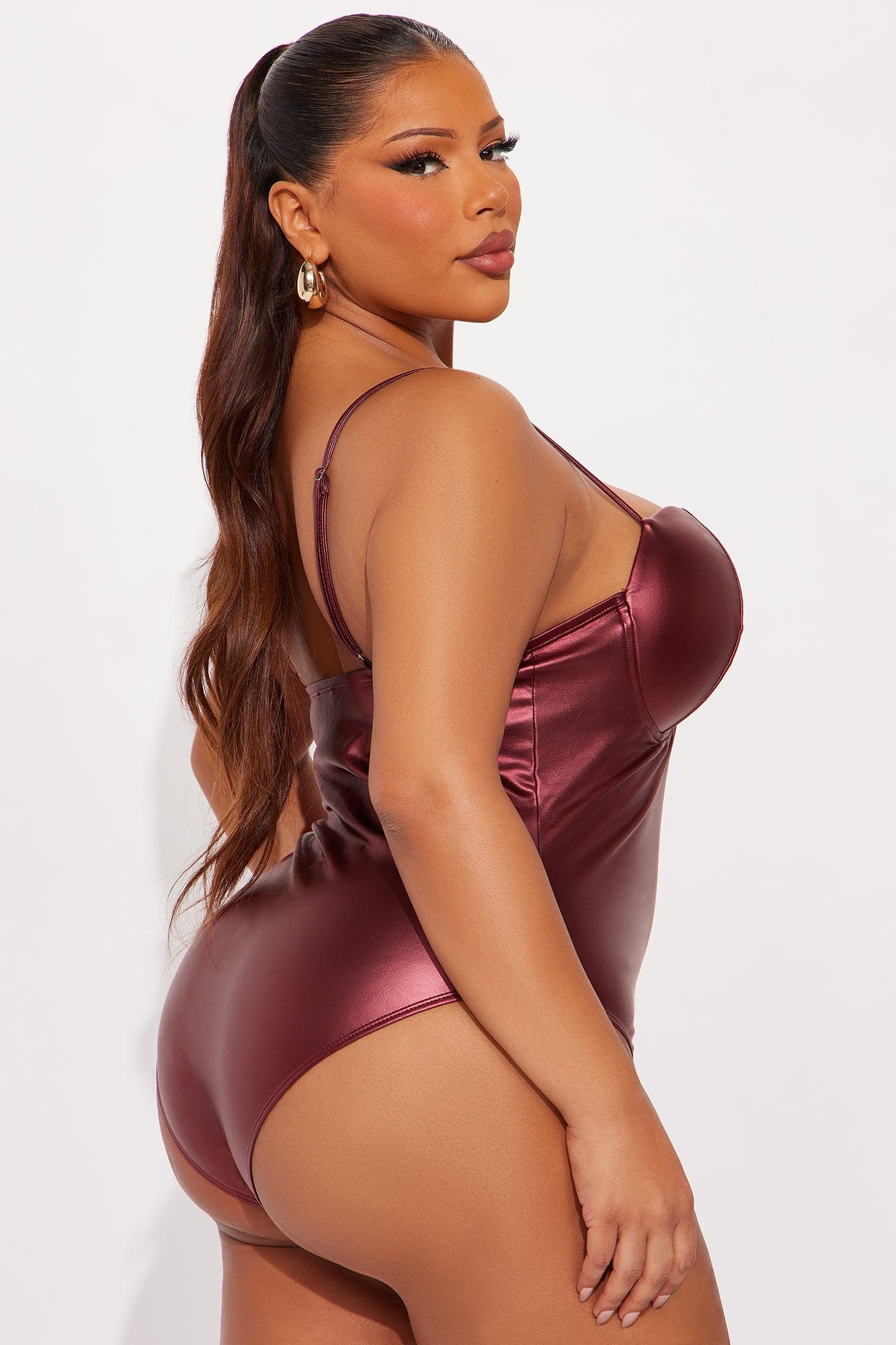 My Revolution Bodysuit - Burgundy Female Product Image
