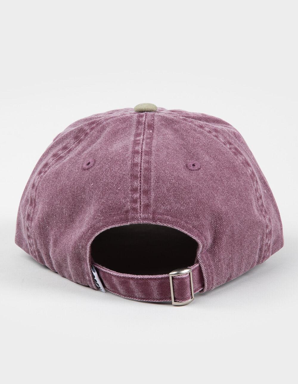 OBEY Pigment 2 Tone Lowercase Strapback Hat - BLACK COMBO Product Image