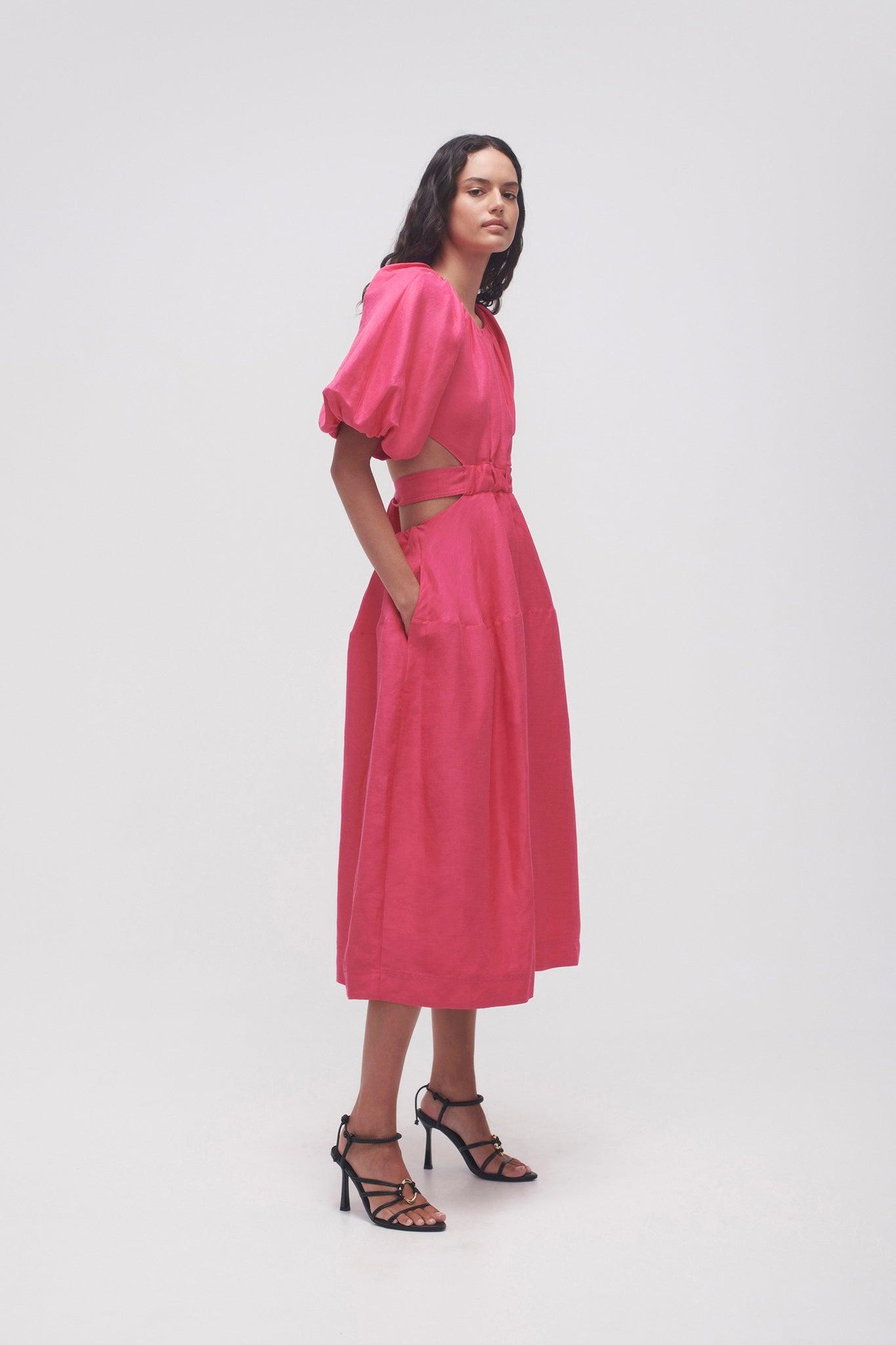 Mimosa Cutout Midi Dress Product Image