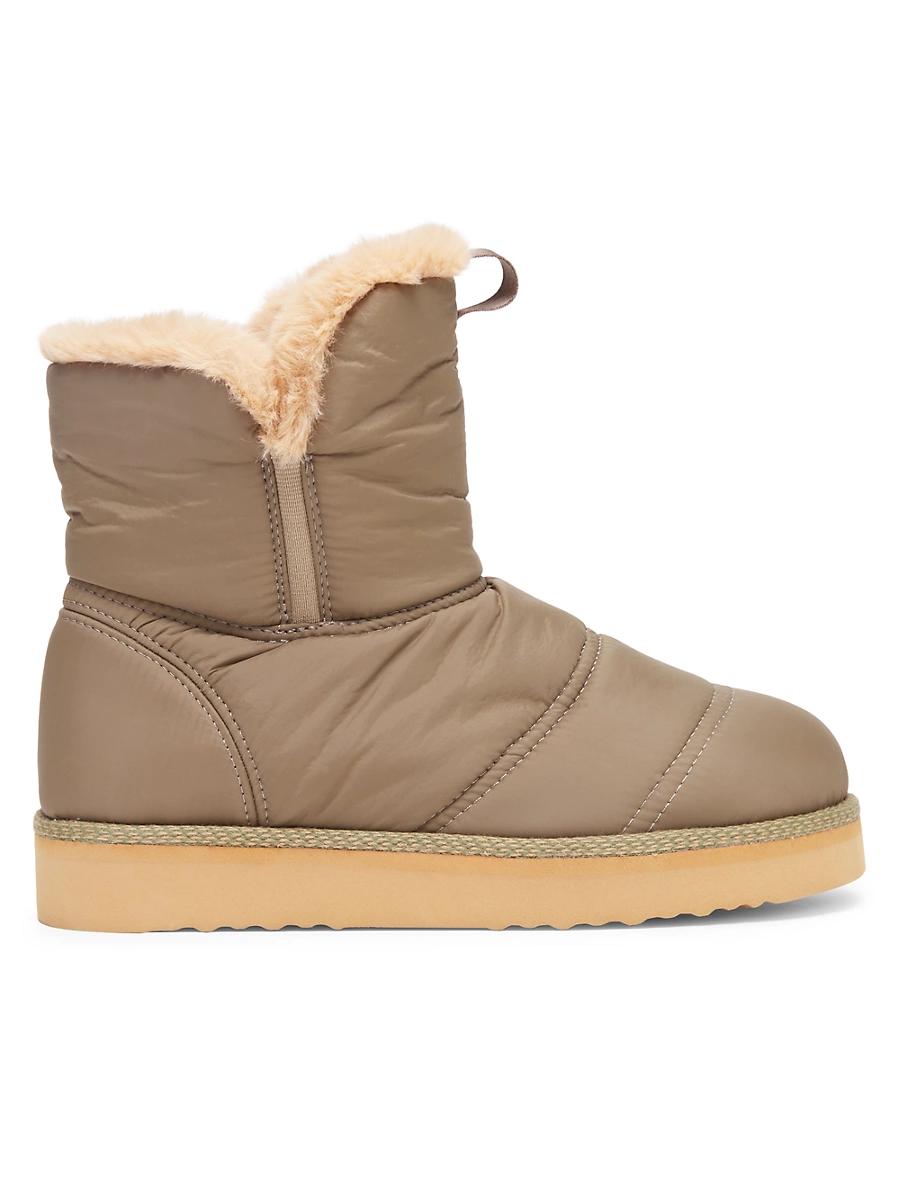 Womens Rose Quilted Booties Product Image