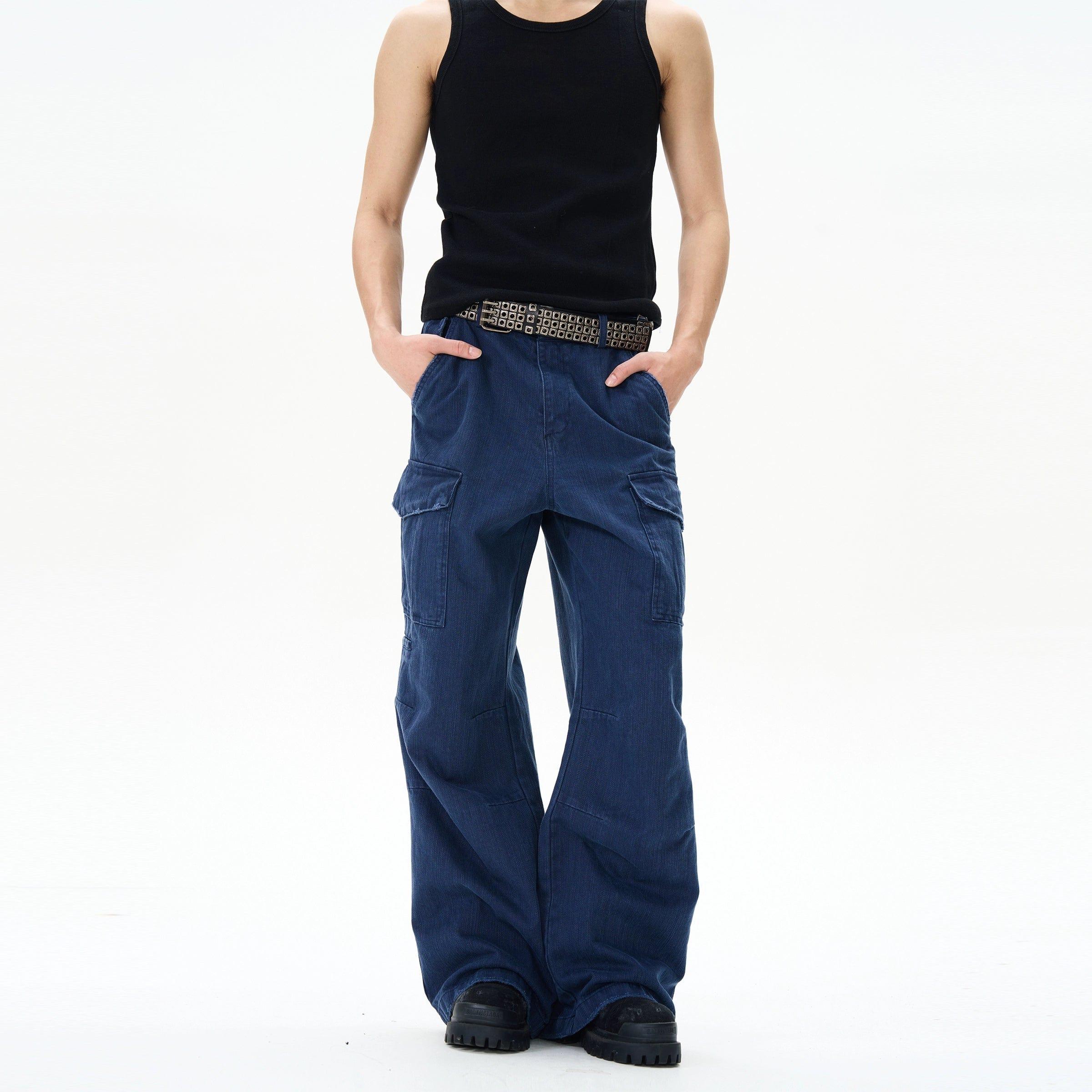 RT No. 12216 WORKWEAR STRAIGHT PANTS Product Image