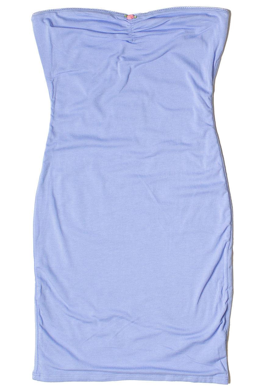 Rose Bud Strapless Bodycon Mini  Dress Product Image