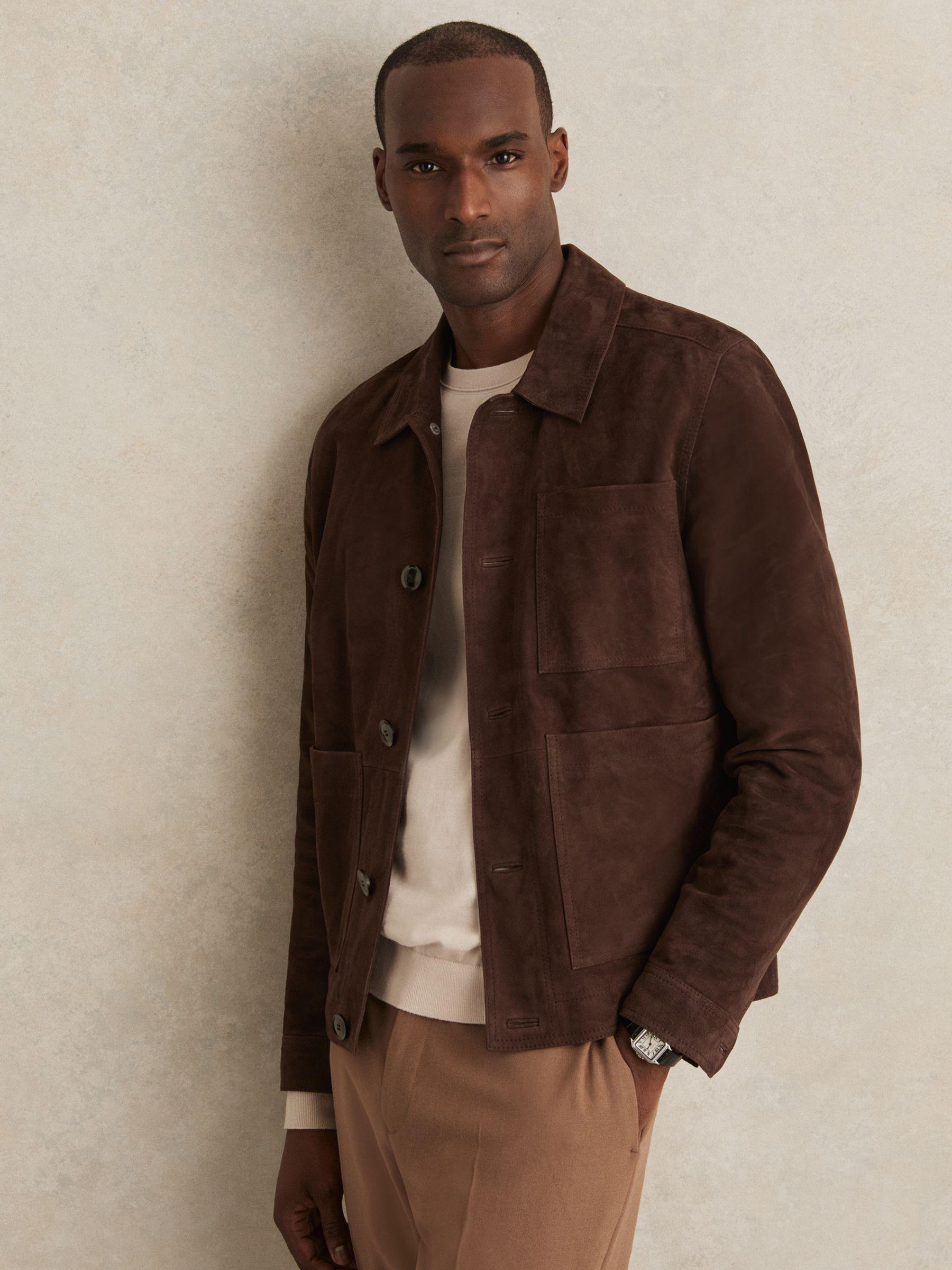 Jacket in Chocolate Brown Product Image
