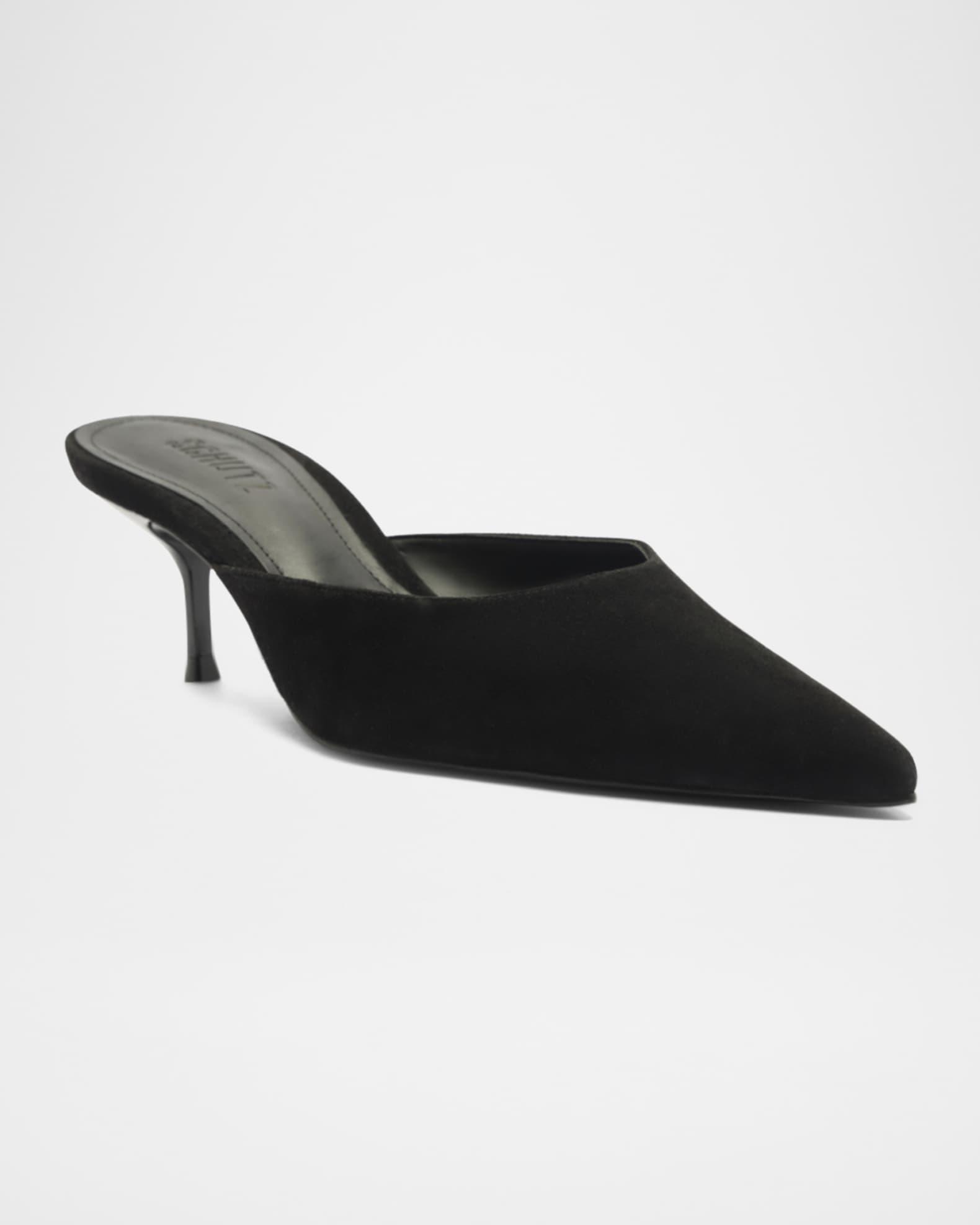 Julie Suede Mule Pumps Product Image