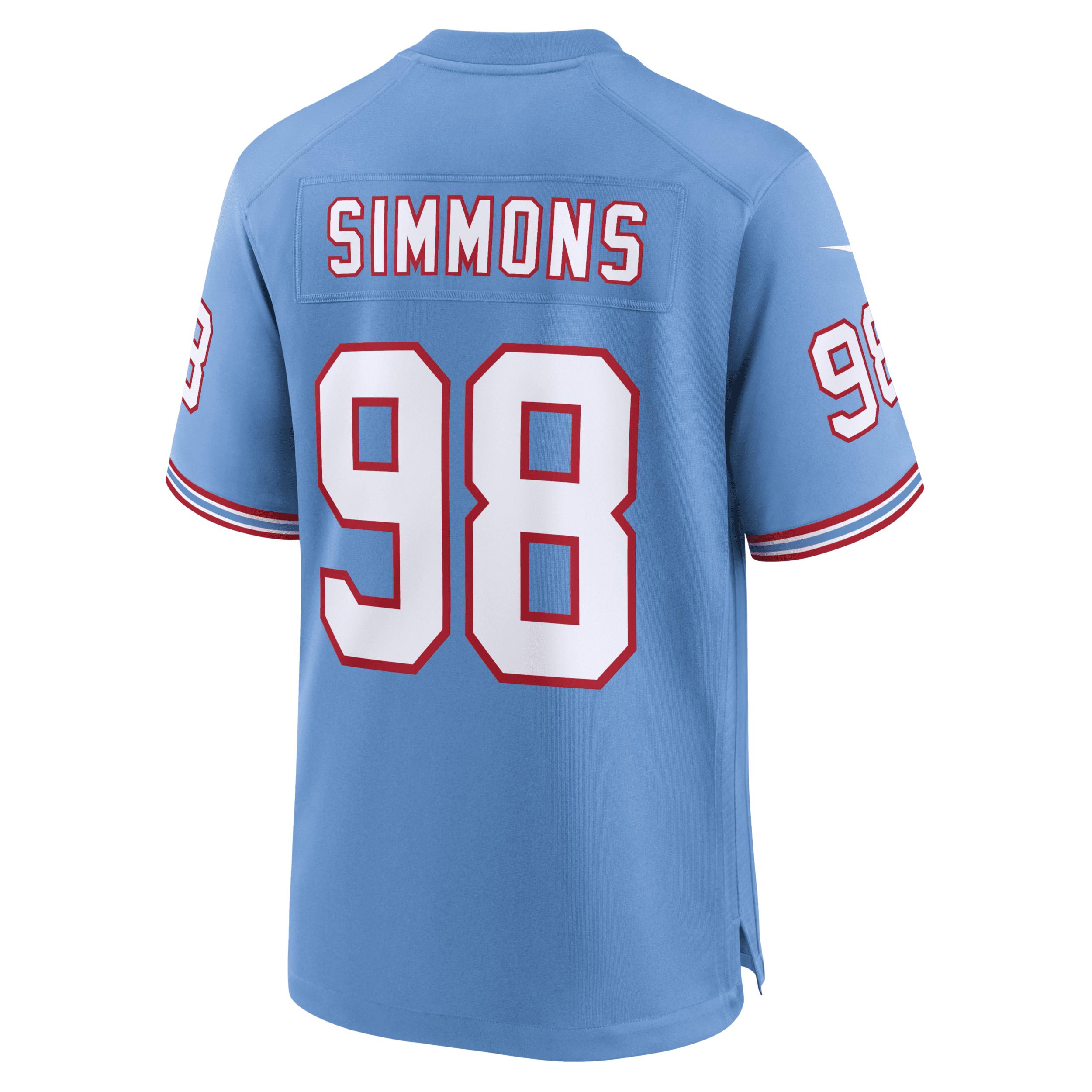 Jeffery Simmons Tennessee Titans Nike Men's NFL Game Football Jersey Product Image