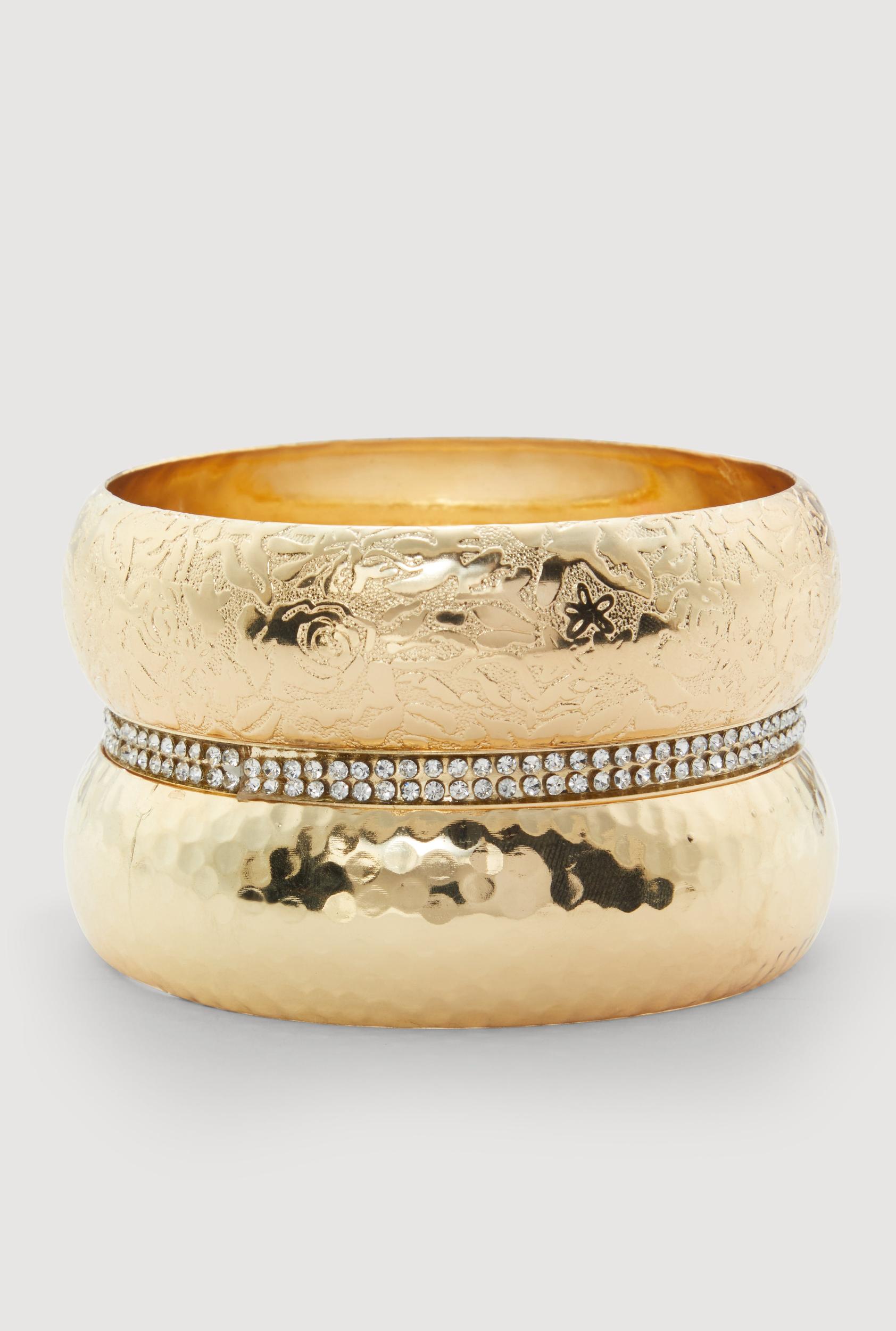 Assorted Metallic Bangles Set of 7 Male Product Image