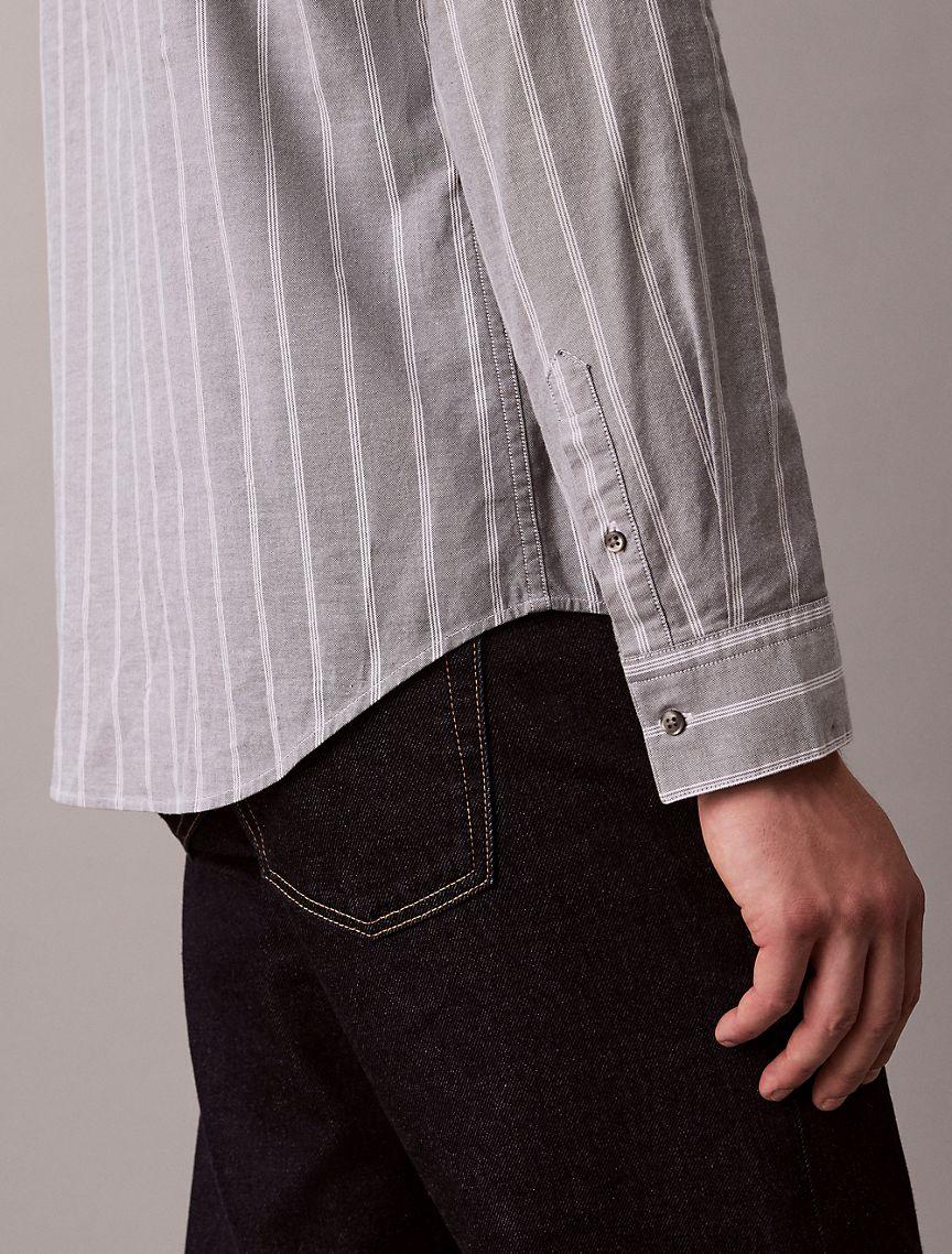 Striped Oxford Classic Button-Down Shirt Product Image