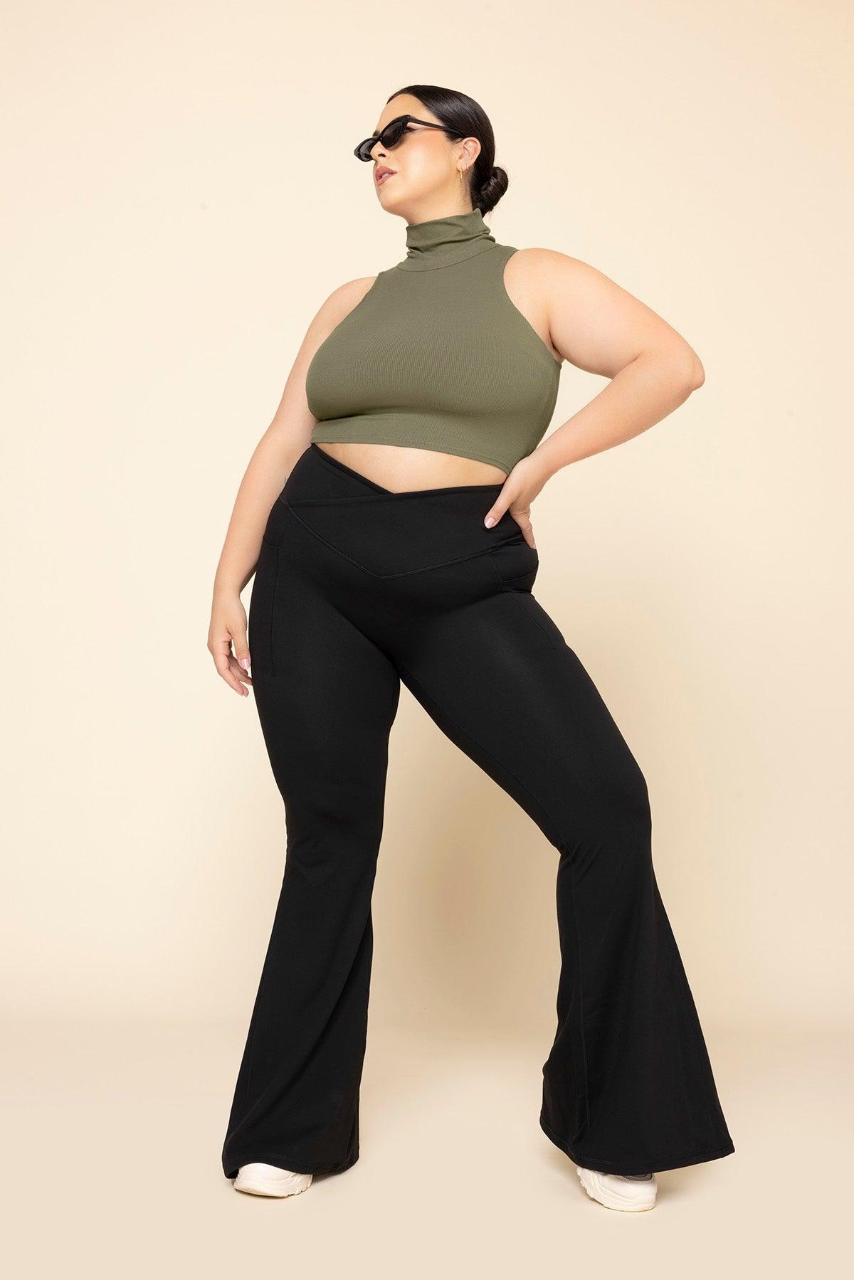 I Feel Cute Crop Top - Burnt Olive Product Image