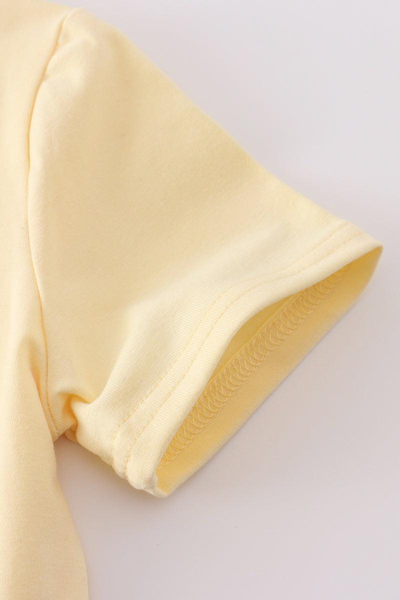 Yellow truck applique top Product Image