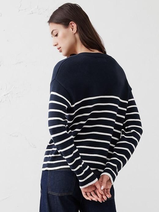 V-Neck Pullover Sweater Product Image