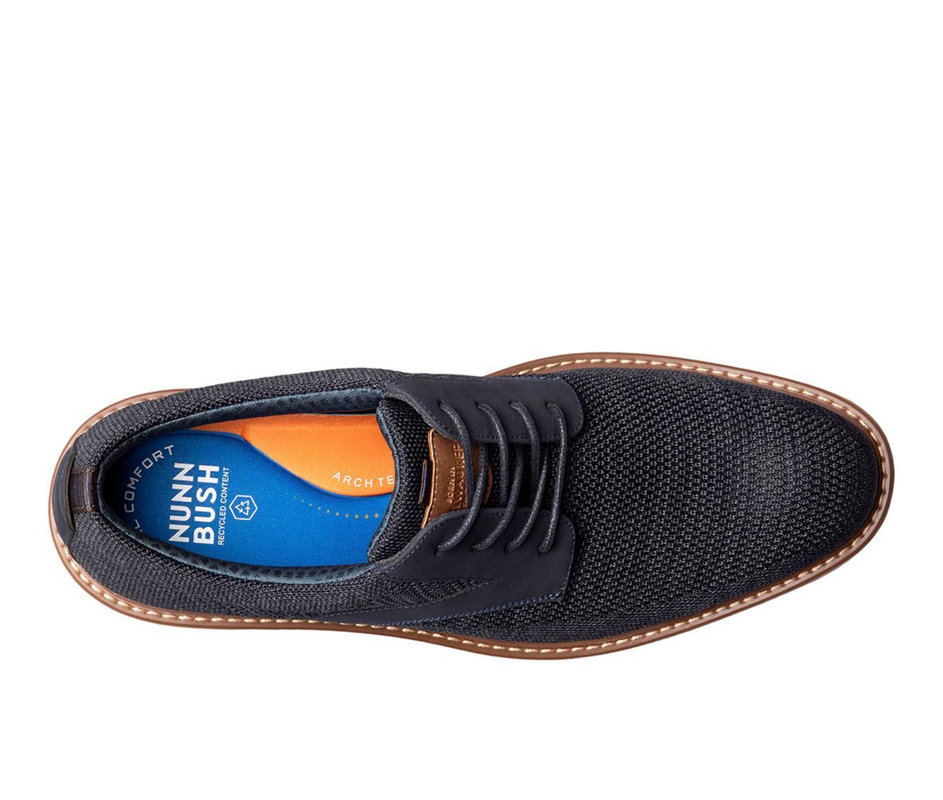 Men's Nunn Bush Griff Knit Plain Toe Oxford Casual Oxfords Product Image