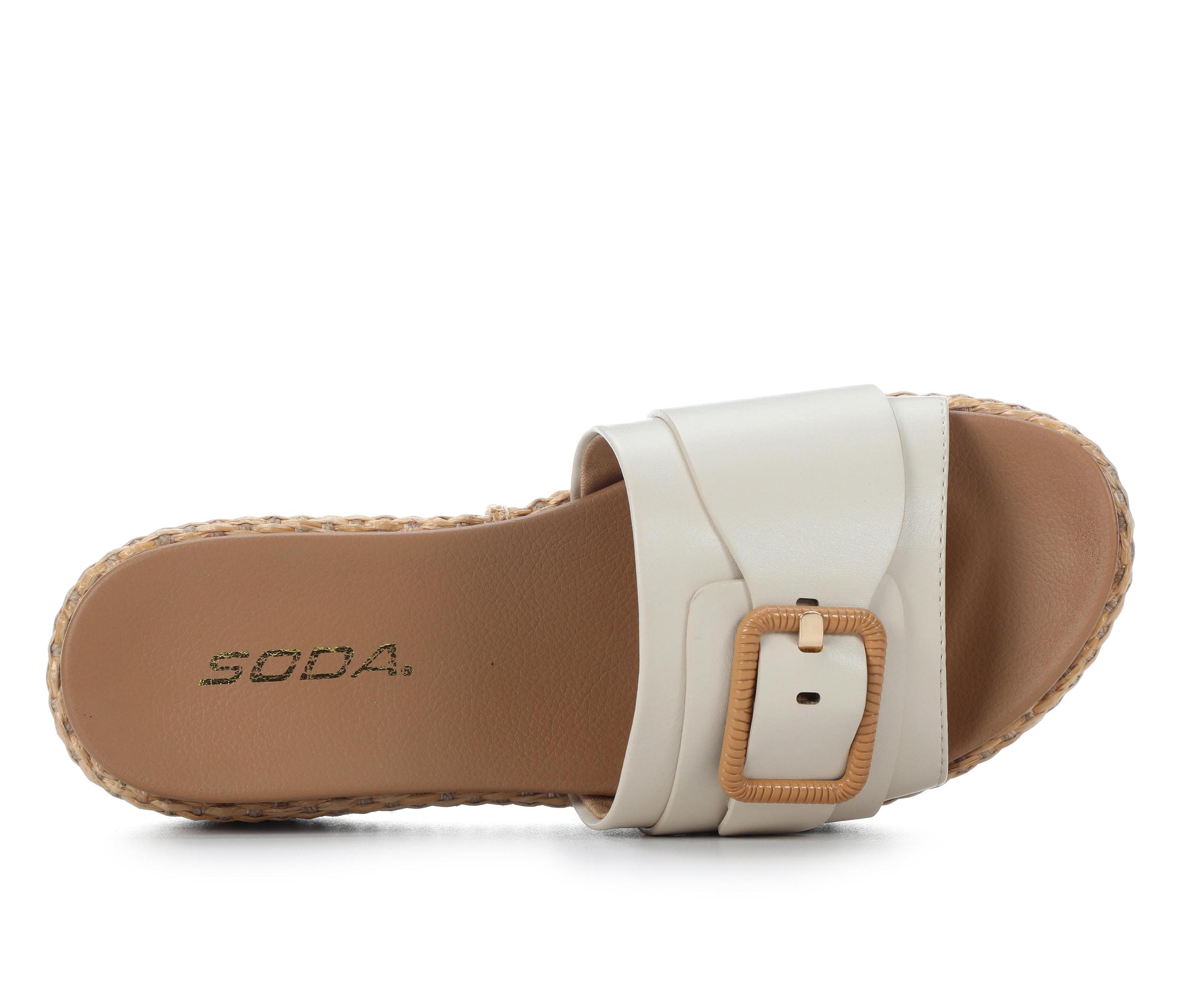 Women's Soda Lulah Wedge Sandals Product Image