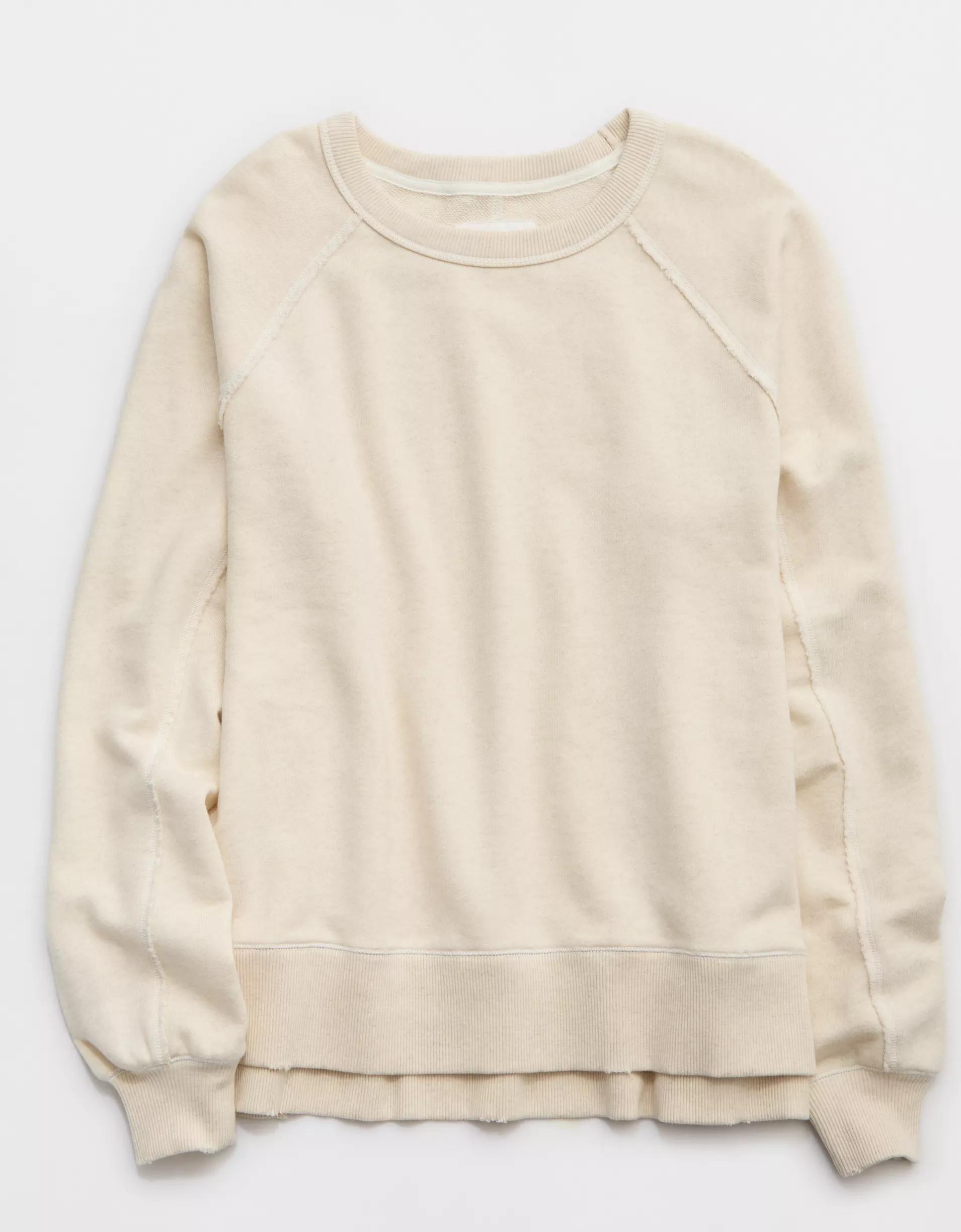 Aerie East West Crew Sweatshirt Product Image