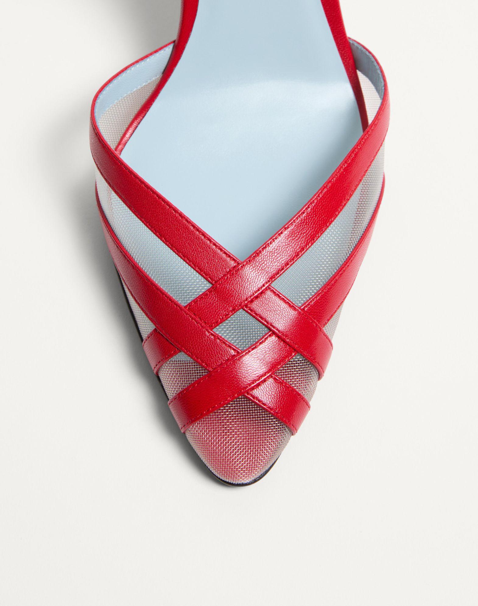 Impudance Slingback Pumps In Kidskin And Mesh 90Mm Product Image
