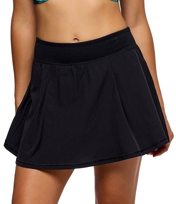 Next by Athena Good Karma Courtside Pleated Back Swim Skort Product Image